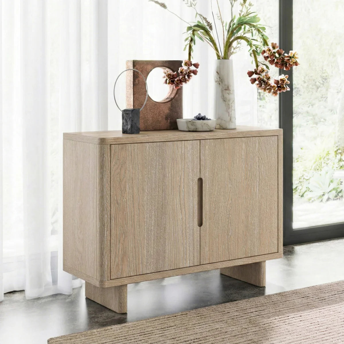 Brooklyn Oak Wood Sideboard - Small