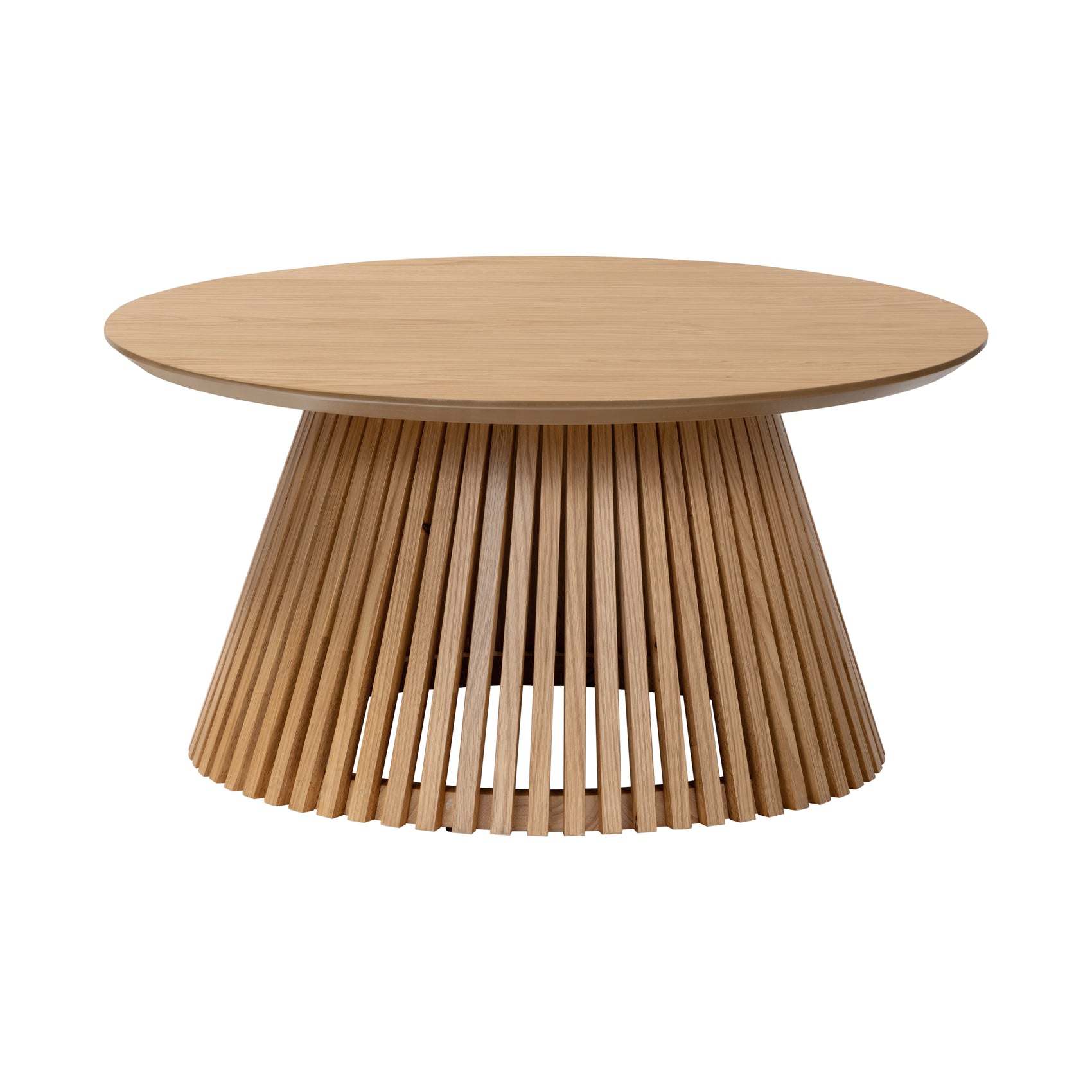 Colton Natural Wood Round Coffee Table