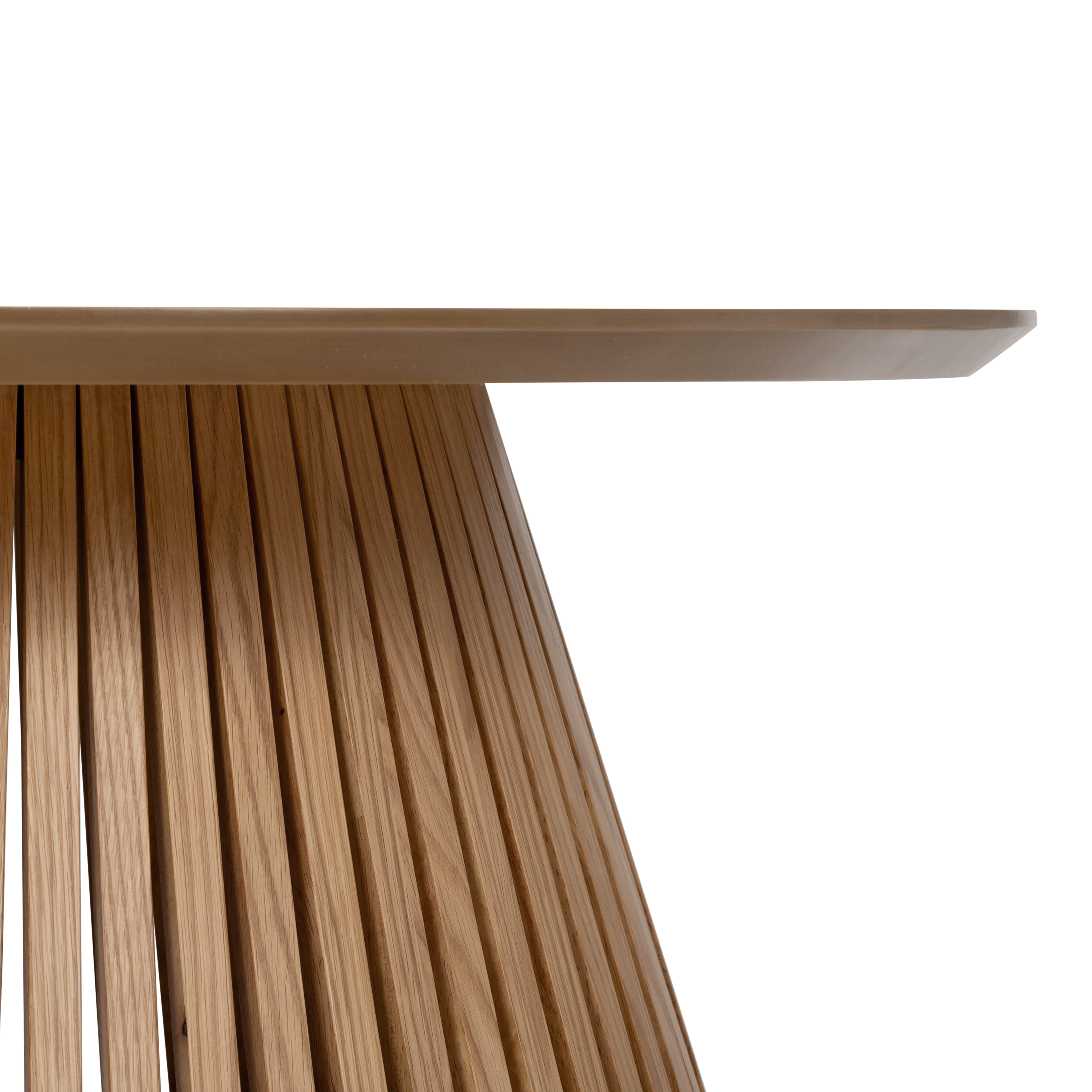 Colton Natural Wood Round Coffee Table