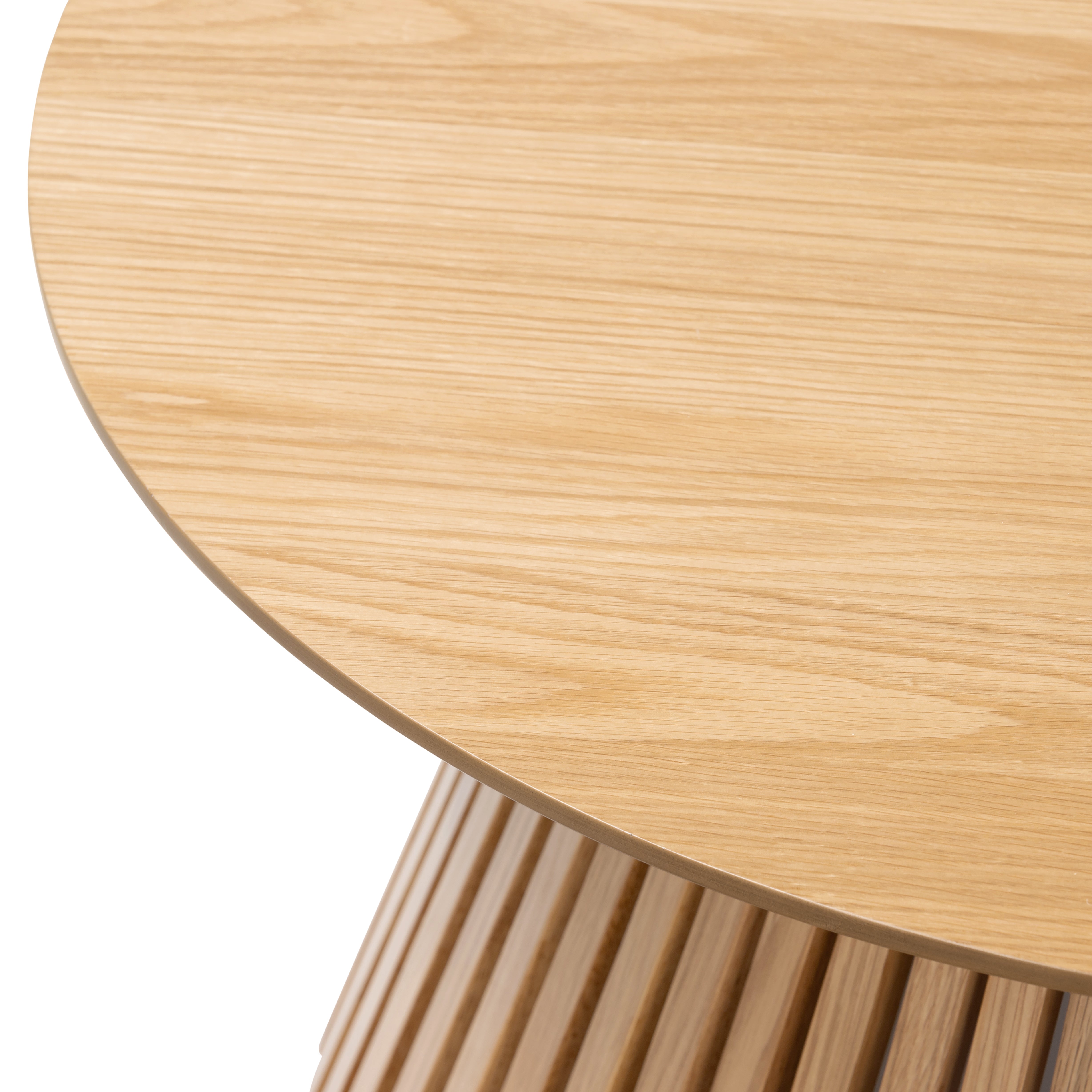 Colton Natural Wood Round Coffee Table