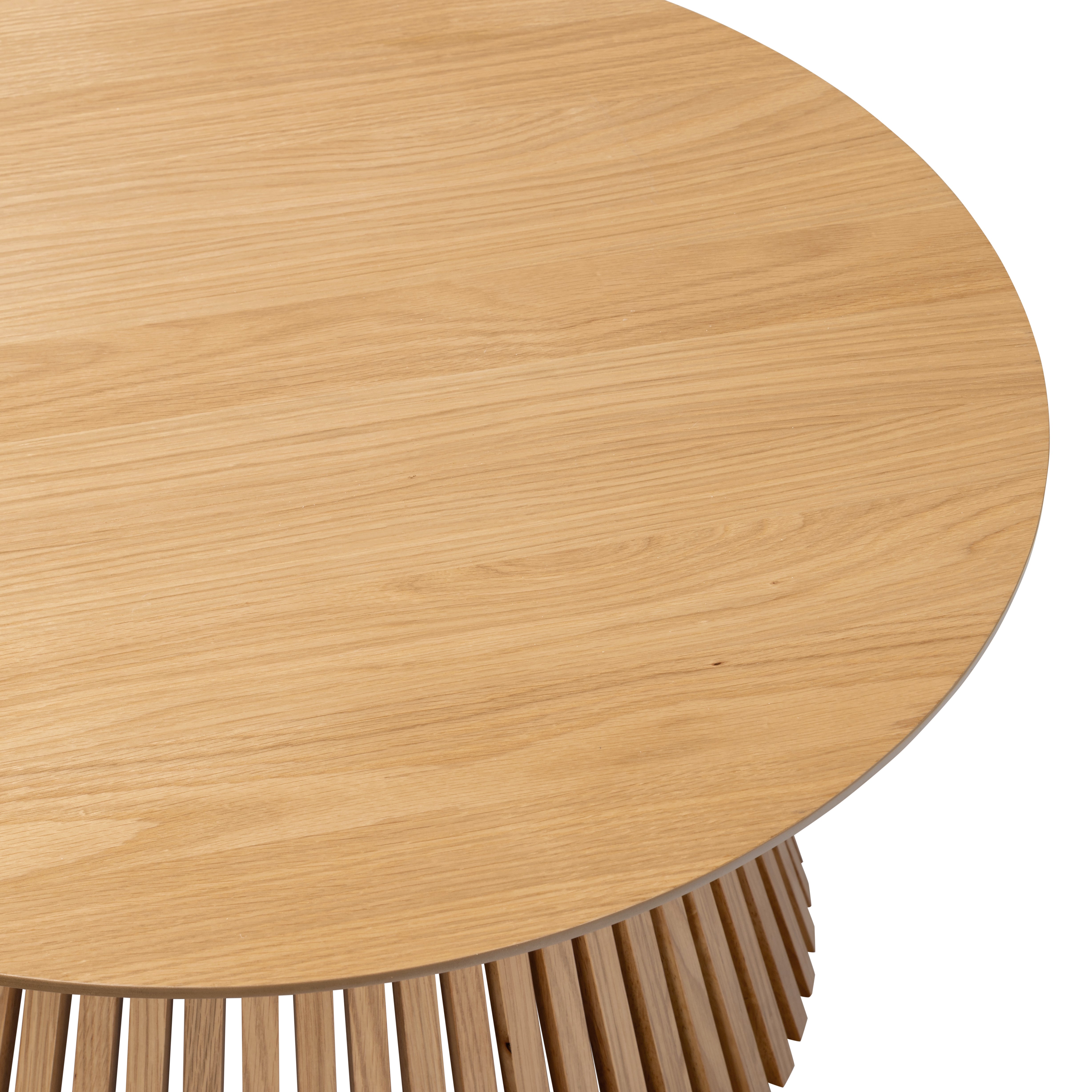 Colton Natural Wood Round Coffee Table