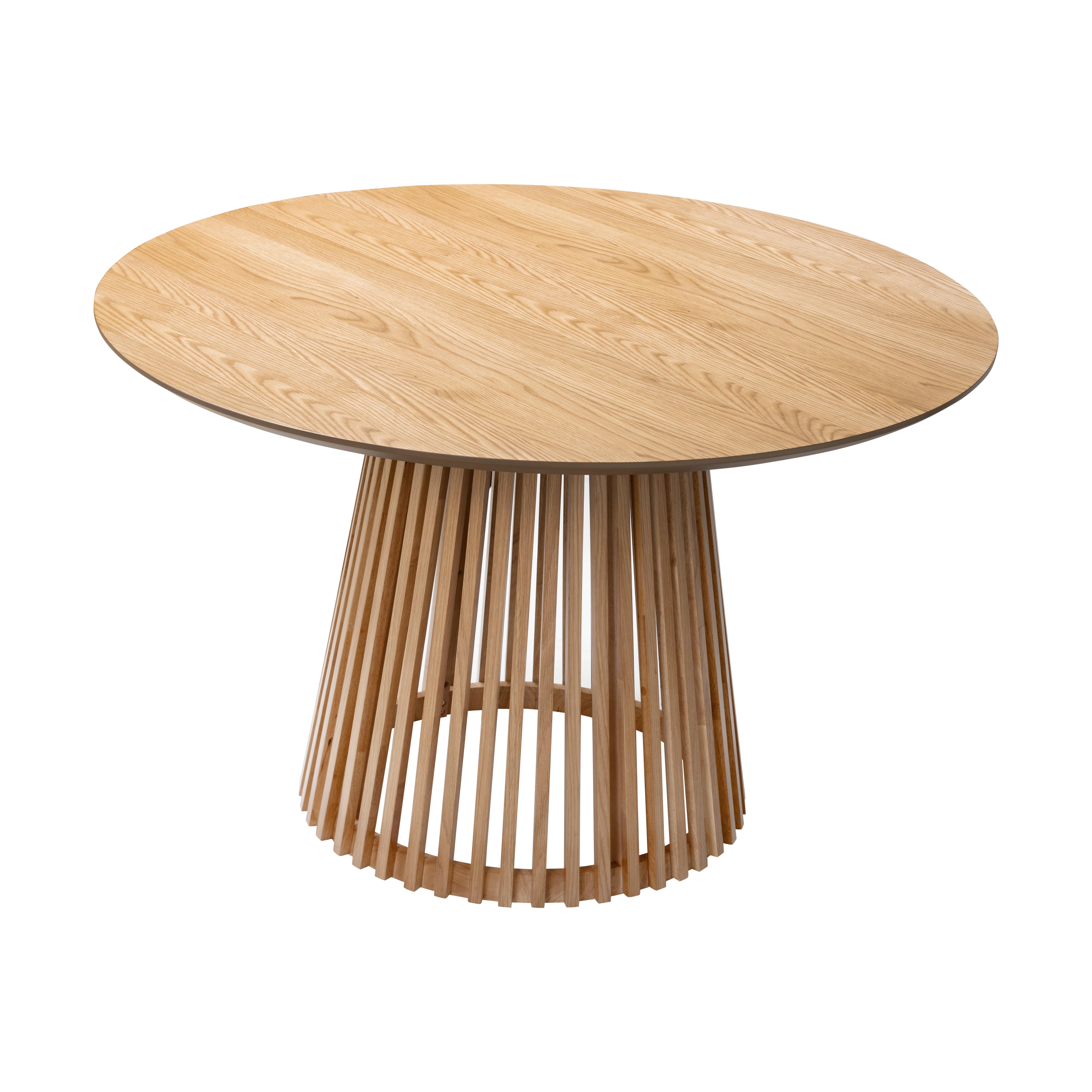 Colton Natural Wood Round Dining Table 120cm