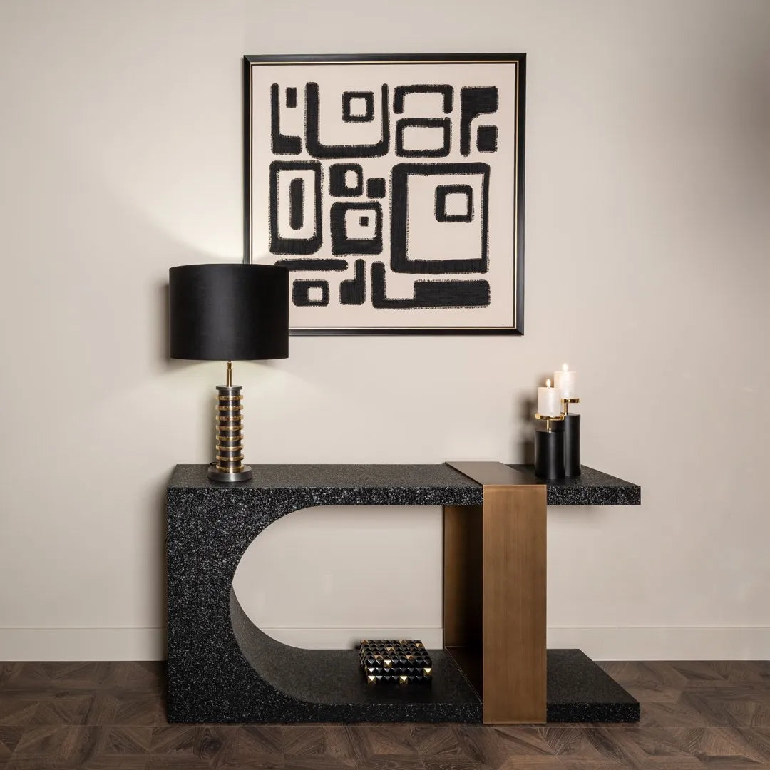 Richmond Interiors Shanita Black & White Wall Art