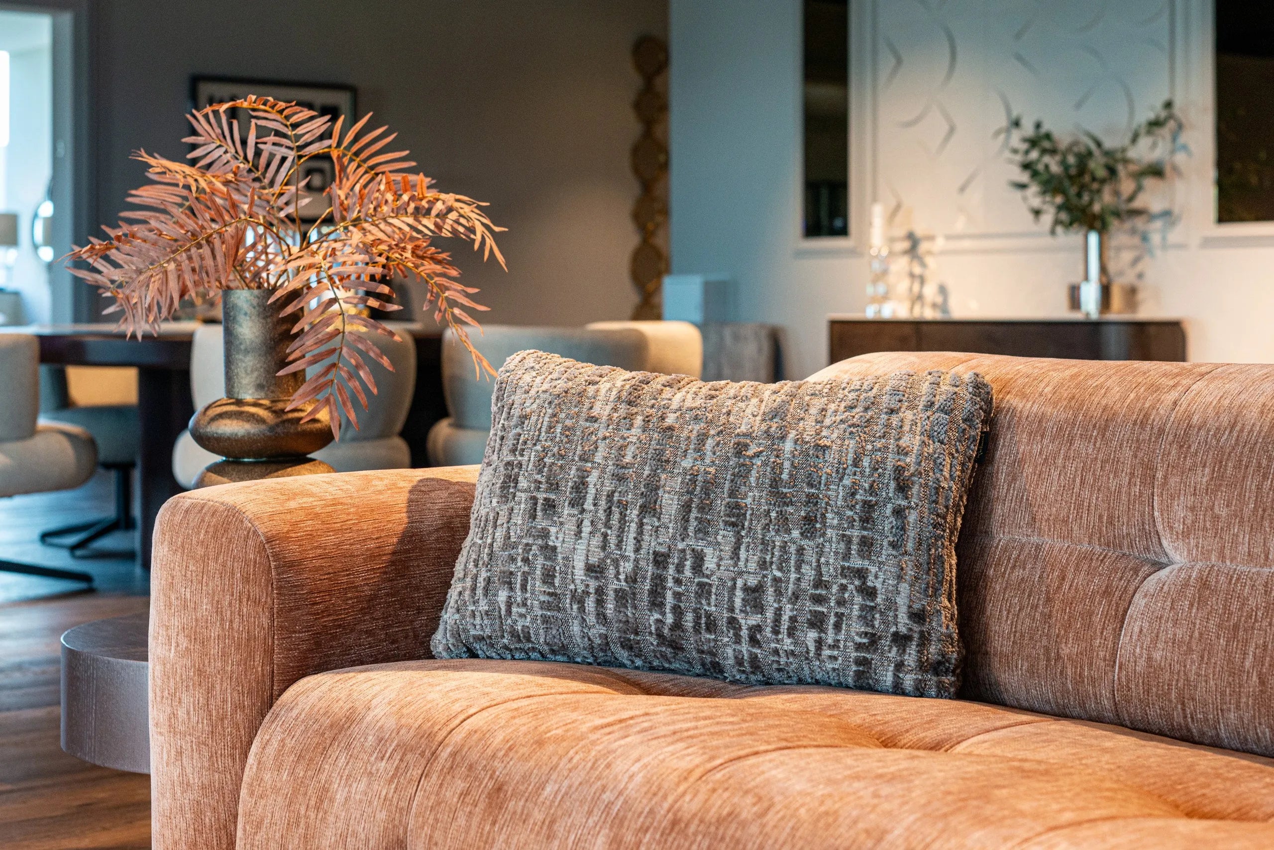 Richmond Interiors Olin Greige Cushion 40X60