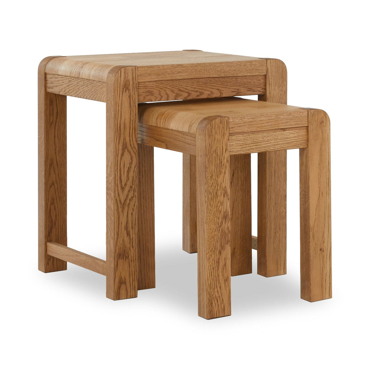 Kingsley Solid Oak Side Tables Nest