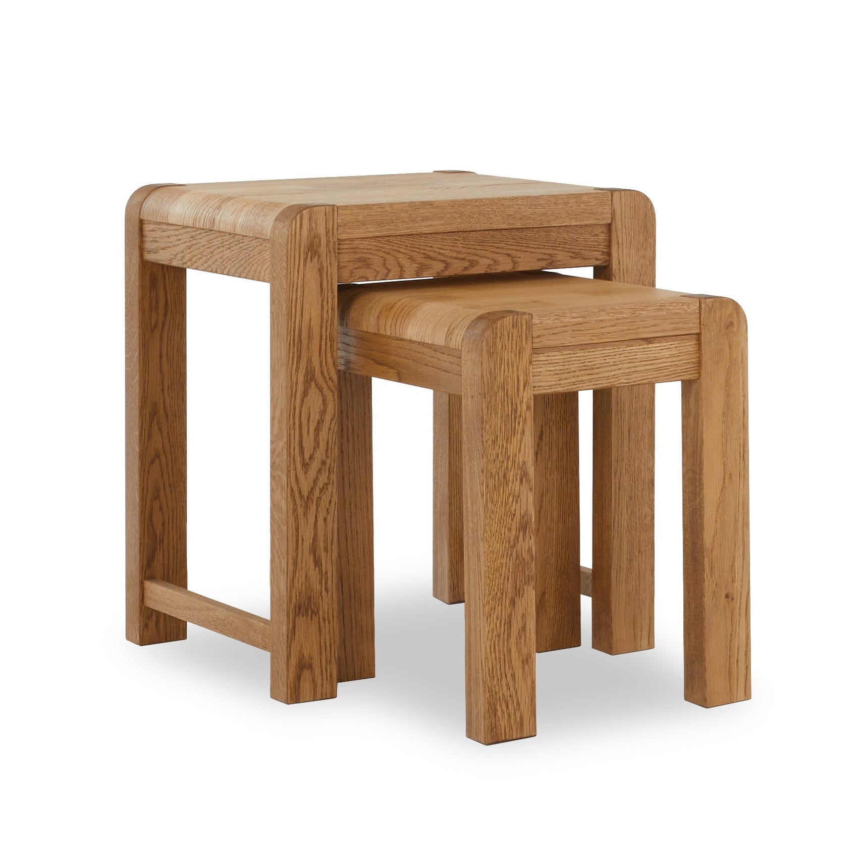 Kingsley Solid Oak Side Tables Nest