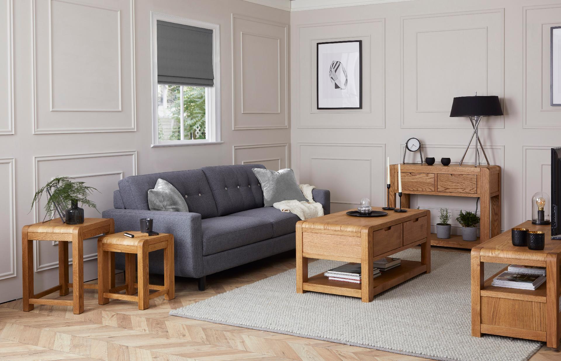 Kingsley Solid Oak Console Table