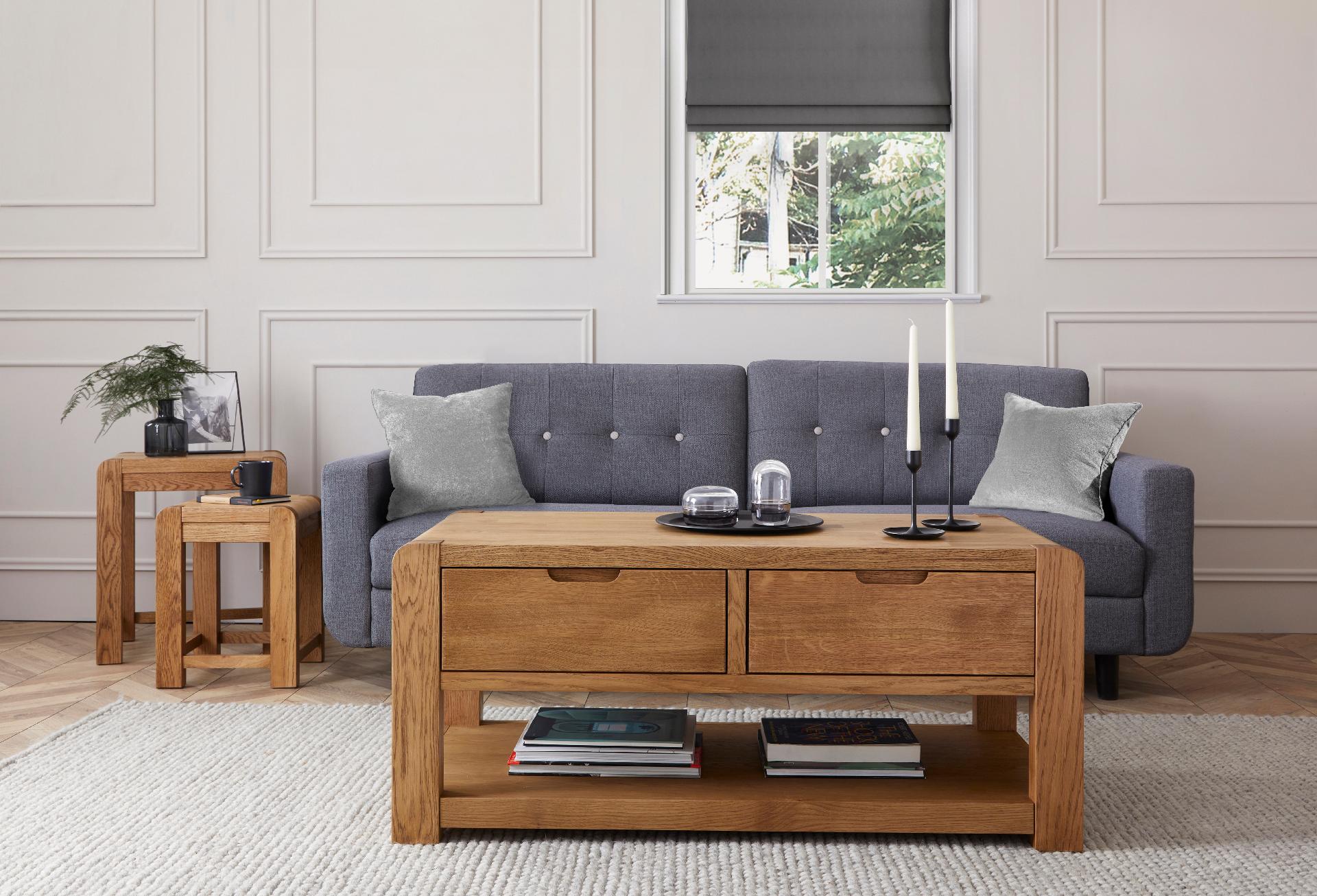Kingsley Solid Oak Rectangle Coffee Table