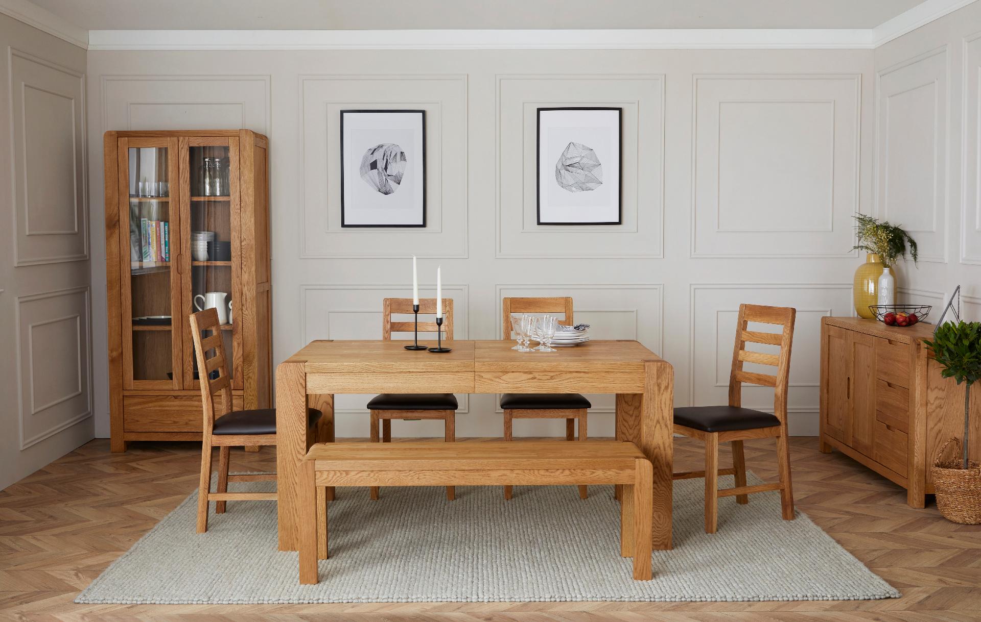Kingsley Solid Oak Display Unit