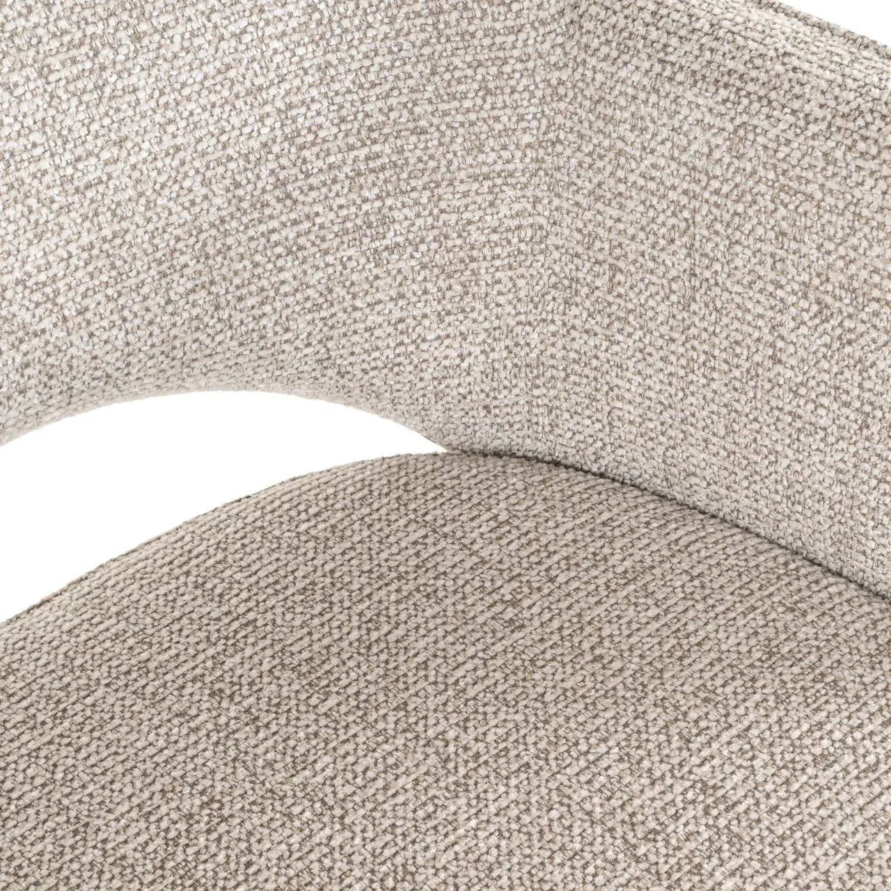 Richmond Interiors Giovanna Natural Fancy Taupe Boucle Dining Chair