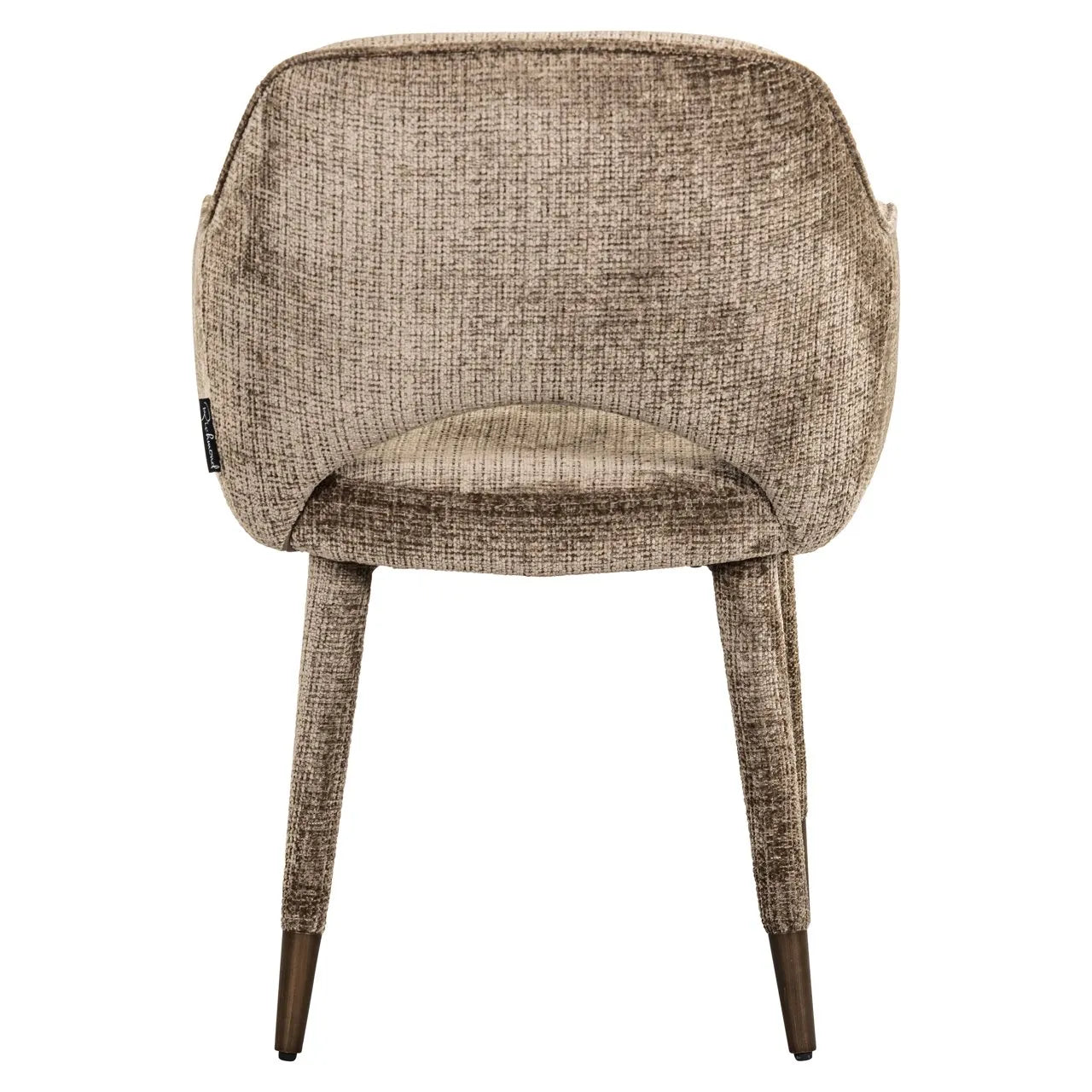 Richmond Interiors Donnatella Stone Chenille Dining Chair