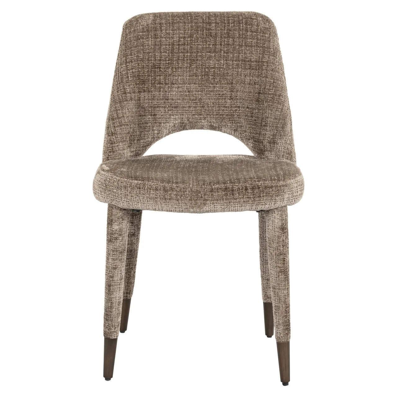 Set Of 2 Richmond Interiors Cecilia Stone Chenille Dining Chair