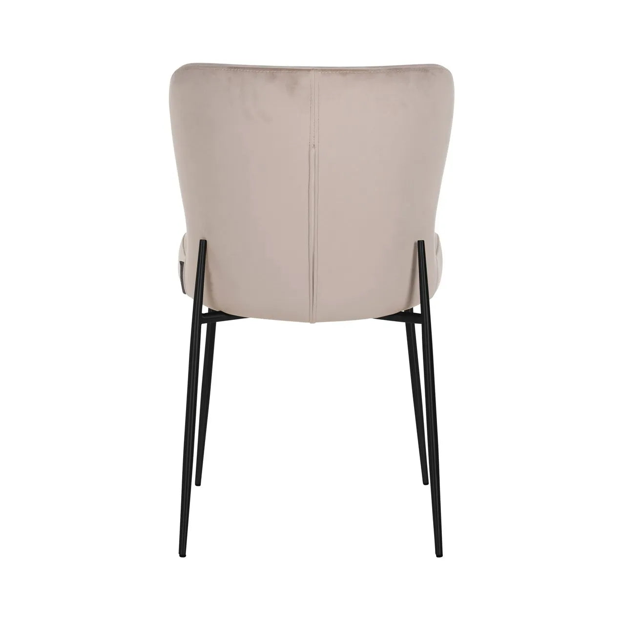 Set Of 2 Richmond Interiors Darby Taupe Velvet Dining Chair