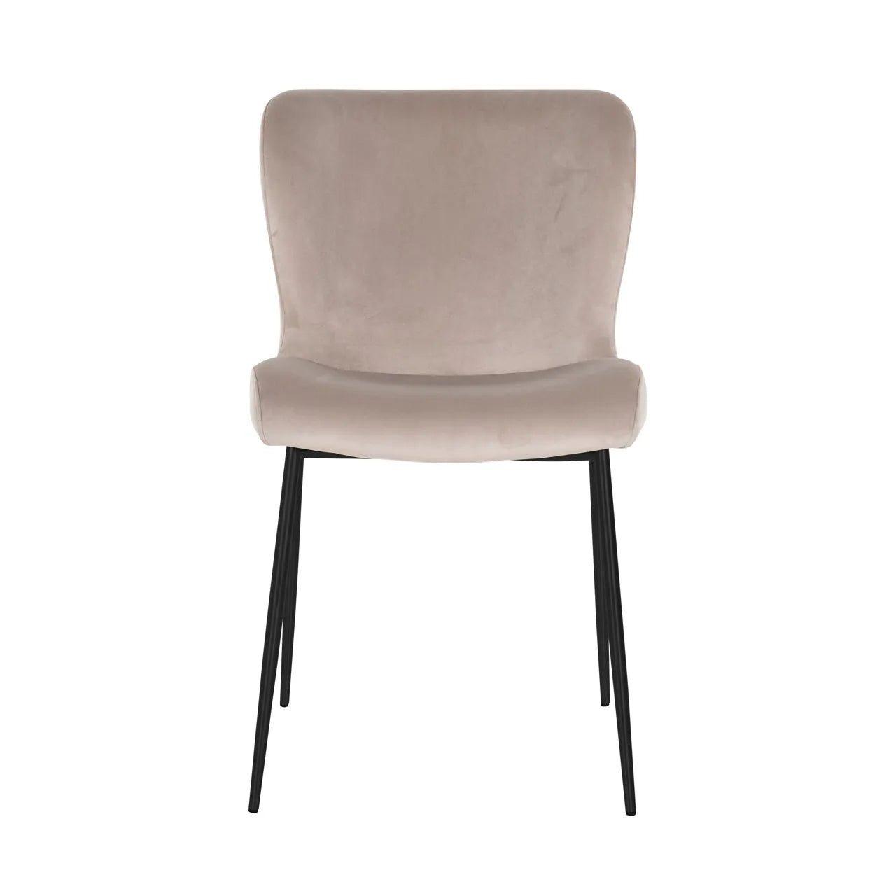 Set Of 2 Richmond Interiors Darby Taupe Velvet Dining Chair