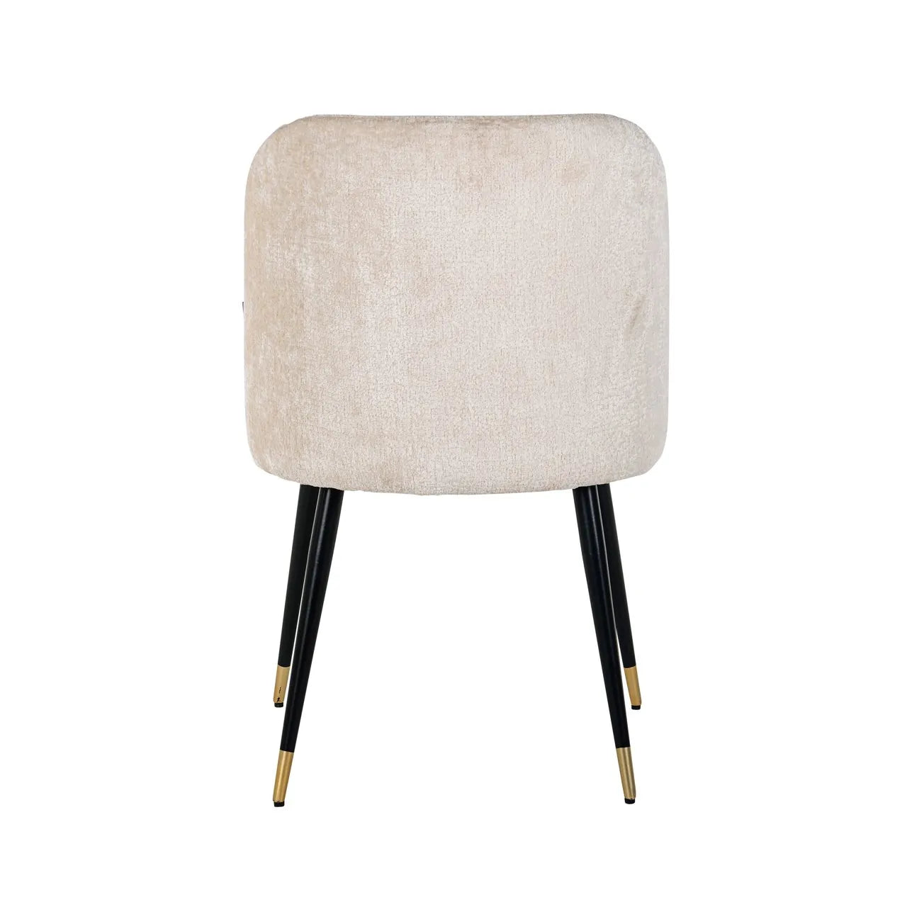 Richmond Interiors Alicia Bergen White Chenille Dining Chair