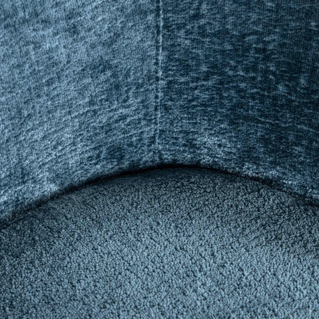 Richmond Interiors Amphara Ocean Blue Chenille Bucket Chair