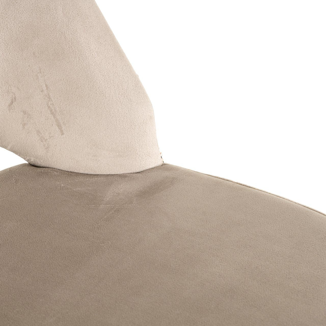 Richmond Interiors Tabitha Taupe Khaki Velvet Bar Stool