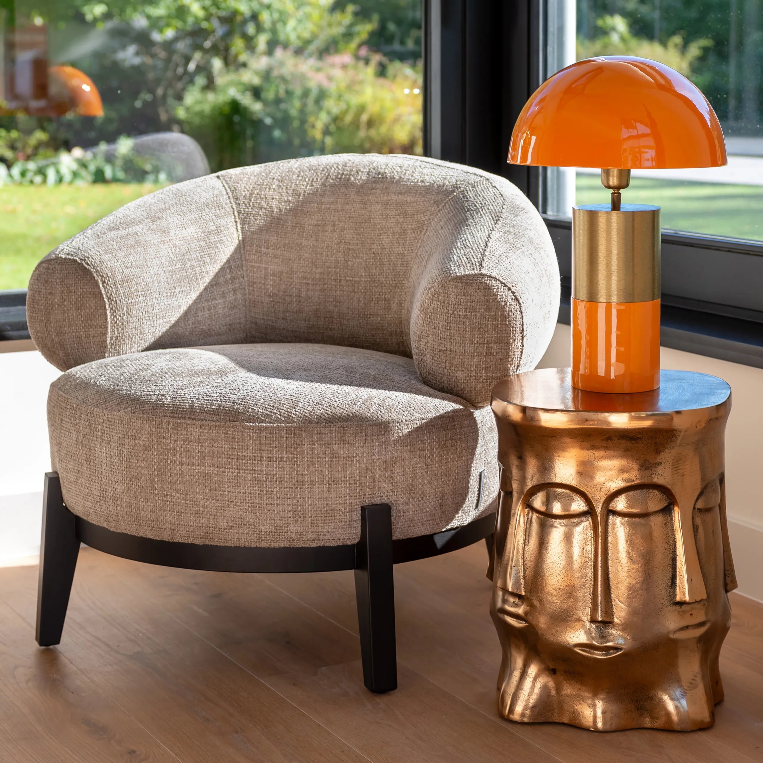 Richmond Interiors Montana Natural Boucle Armchair
