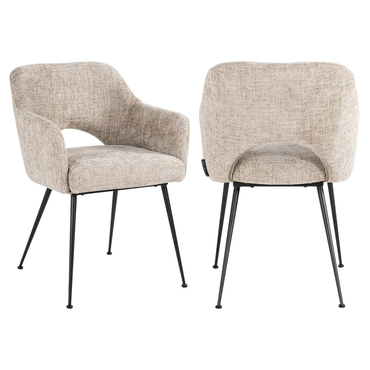 Richmond Interiors Jenthe Desert Taupe Bucket Chair