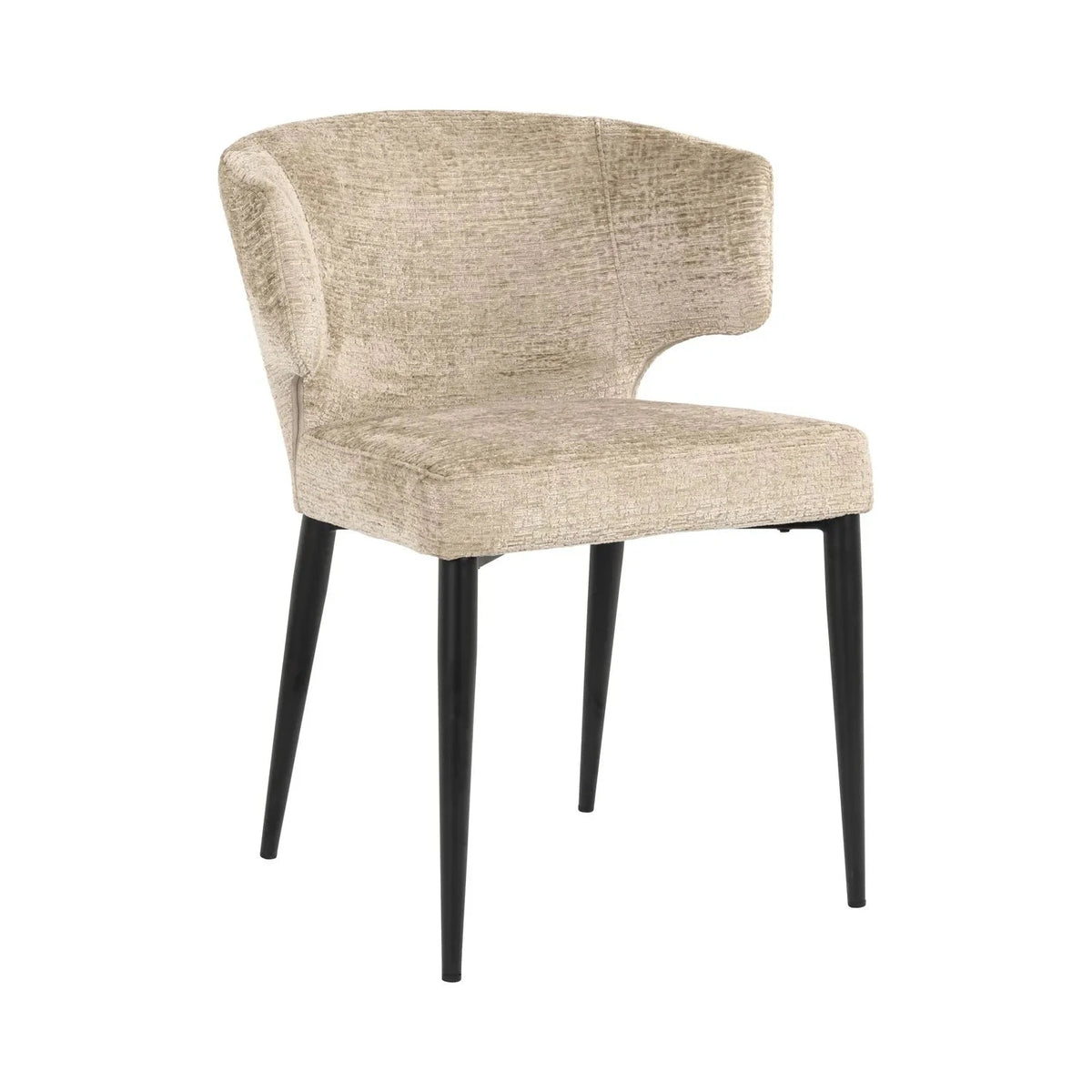Richmond Interiors Chair Taylor Desert Taupe Chenille Dining Chair