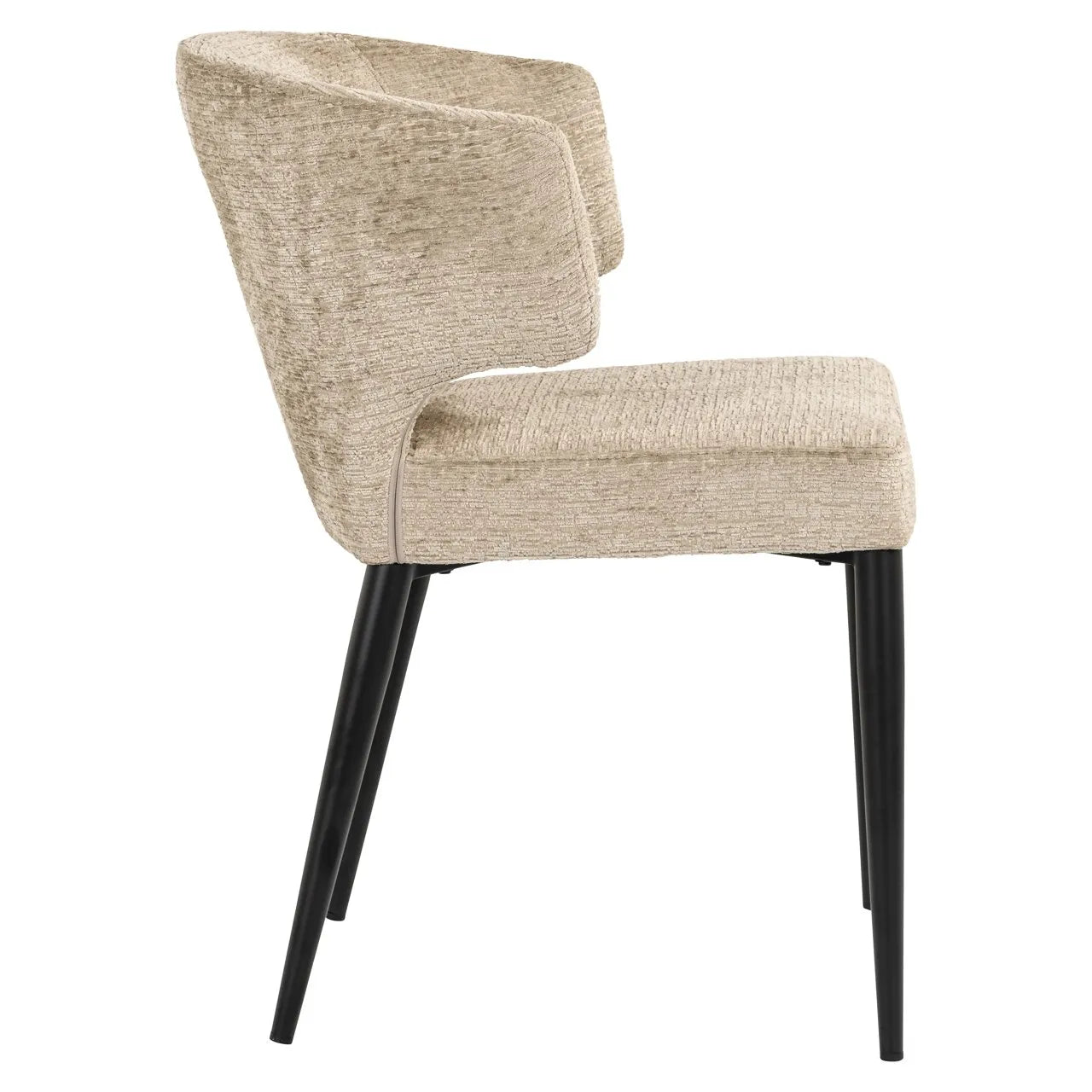 Richmond Interiors Chair Taylor Desert Taupe Chenille Dining Chair