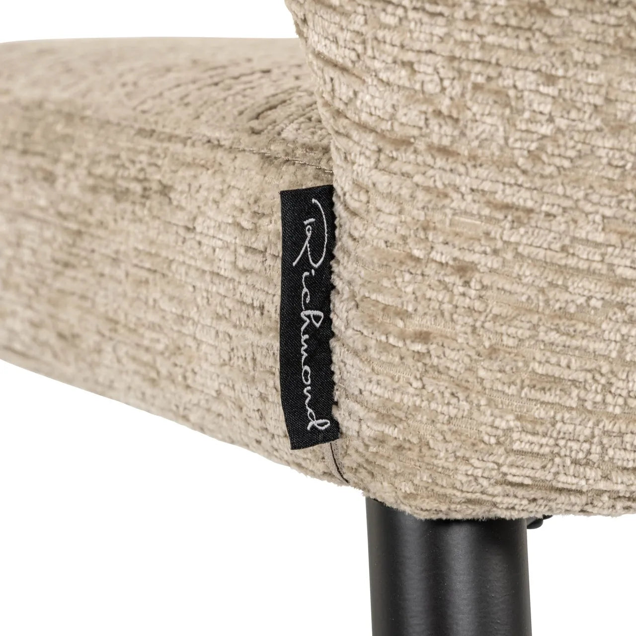 Richmond Interiors Chair Taylor Desert Taupe Chenille Dining Chair