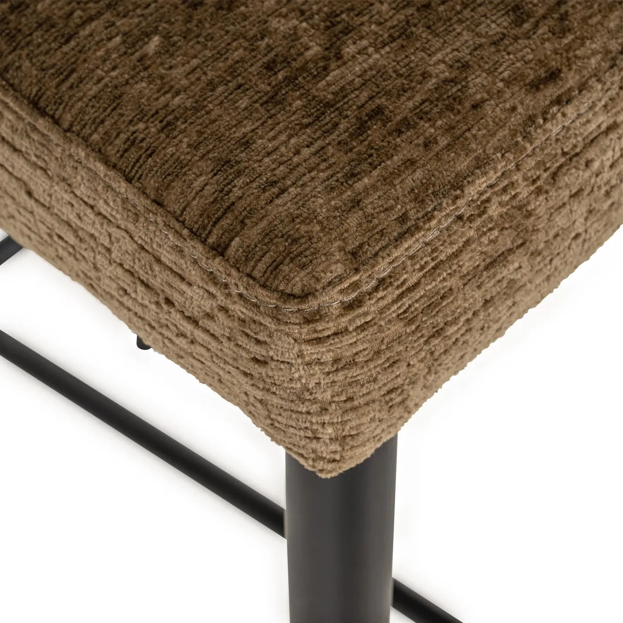 Richmond Interiors Taylor Brandy Brown Chenille Counter Stool