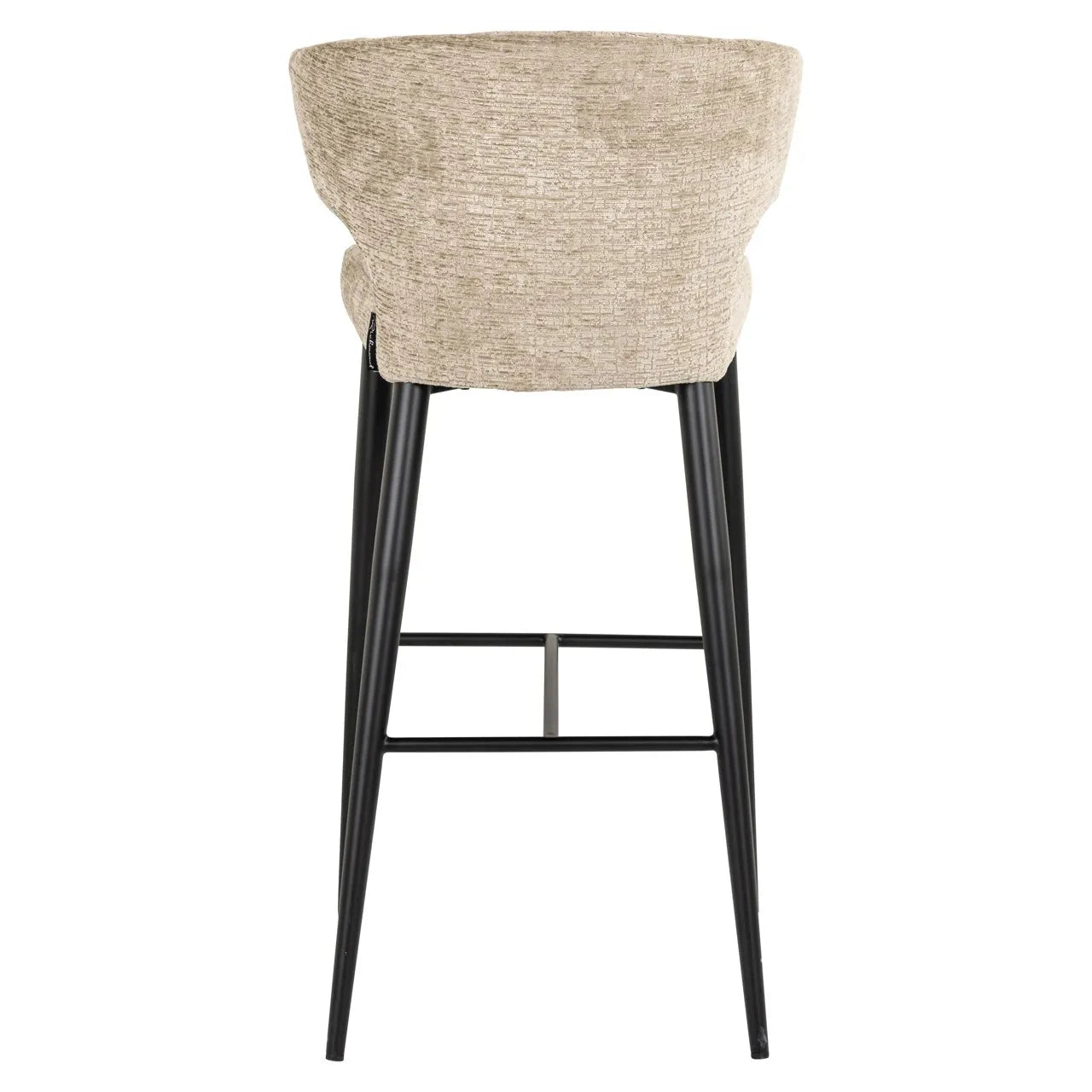 Richmond Interiors Taylor Desert Taupe Chenille Bar Stool