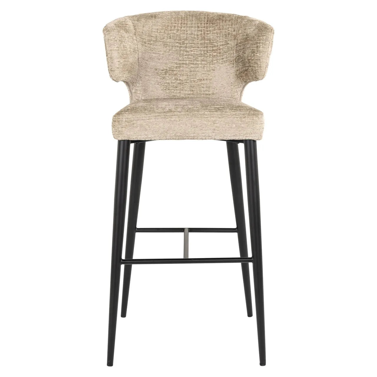 Richmond Interiors Taylor Desert Taupe Chenille Bar Stool