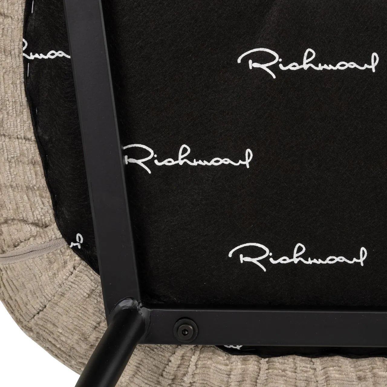 Richmond Interiors Xandra Desert Taupe Chenille Dining Chair