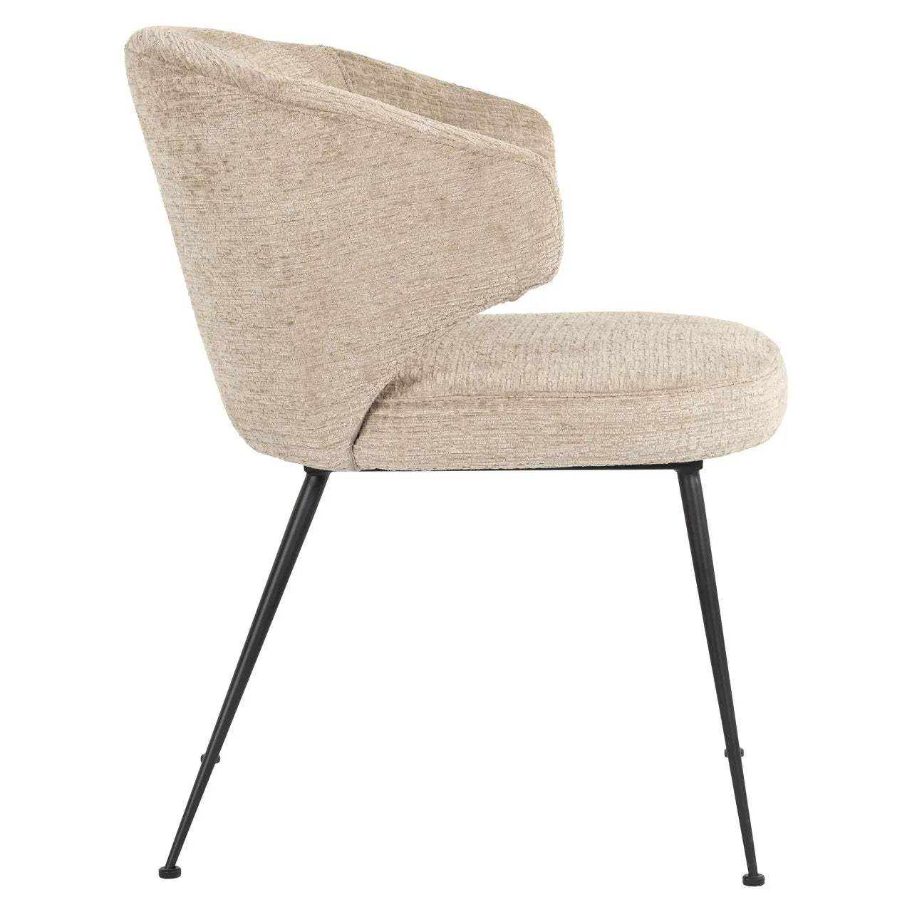 Richmond Interiors Xandra Desert Taupe Chenille Dining Chair