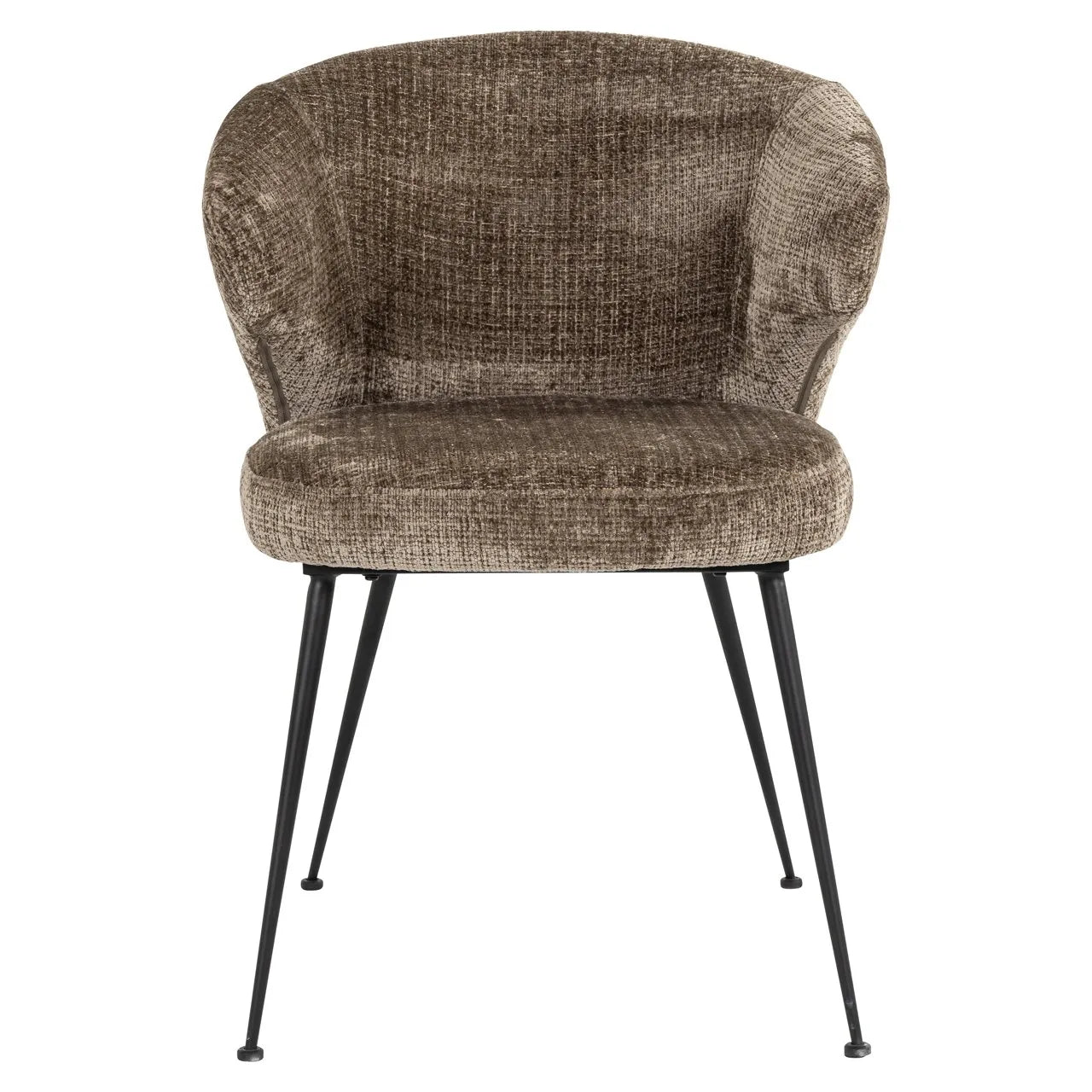 Richmond Interiors Xandra Desert Stone Chenille Dining Chair