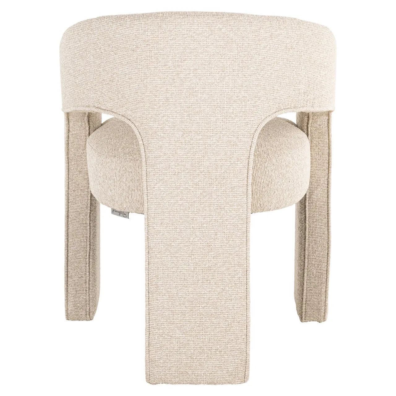 Richmond Interiors Belle Taupe Boucle Tripod Dining Chair