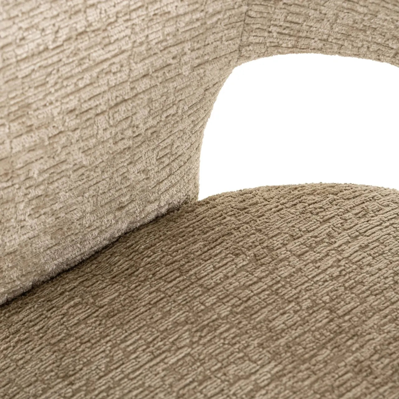 Richmond Interiors Belle Desert Taupe Chenille Tripod Armchair