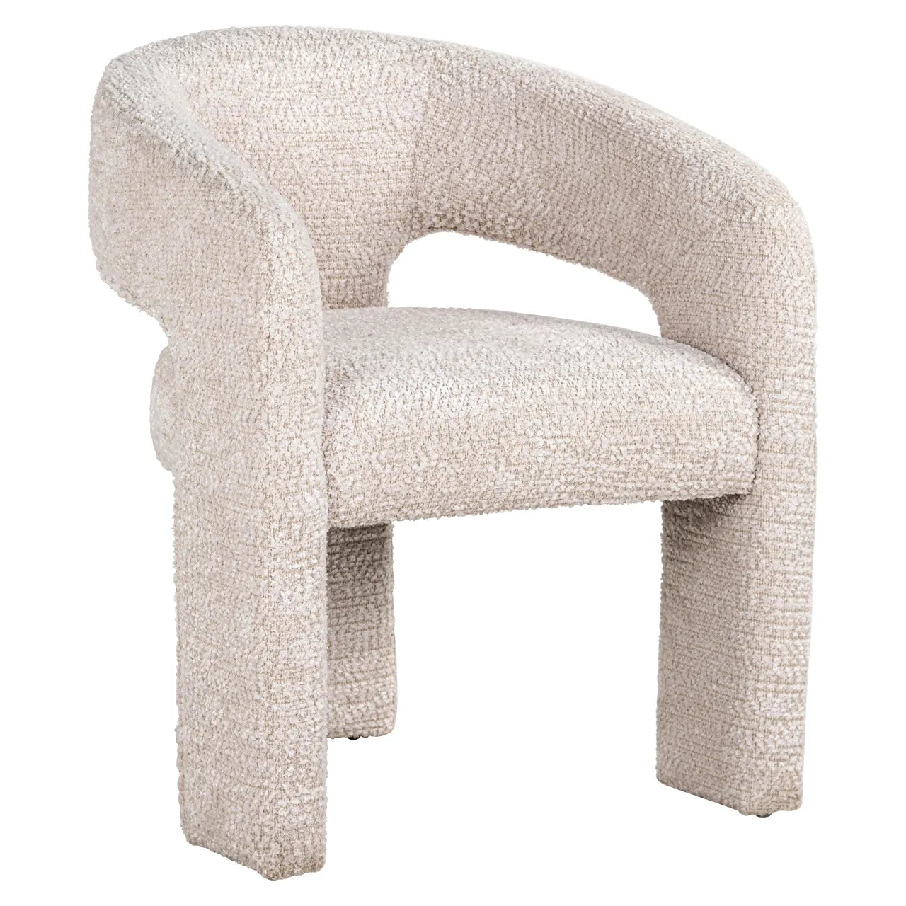 Richmond Interiors Belle Lovely Cream Boucle Tripod Chair