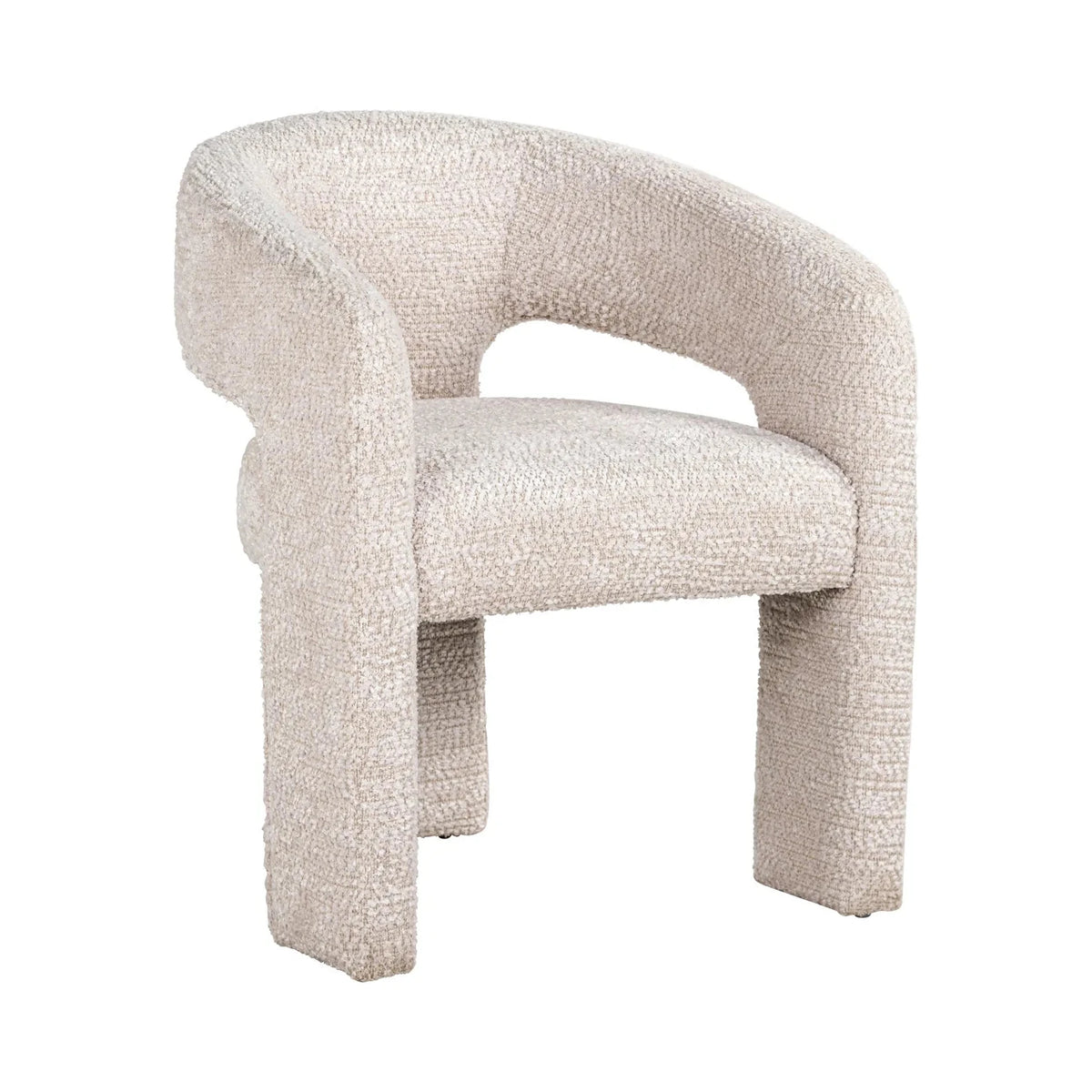 Richmond Interiors Belle Lovely Cream Boucle Tripod Chair