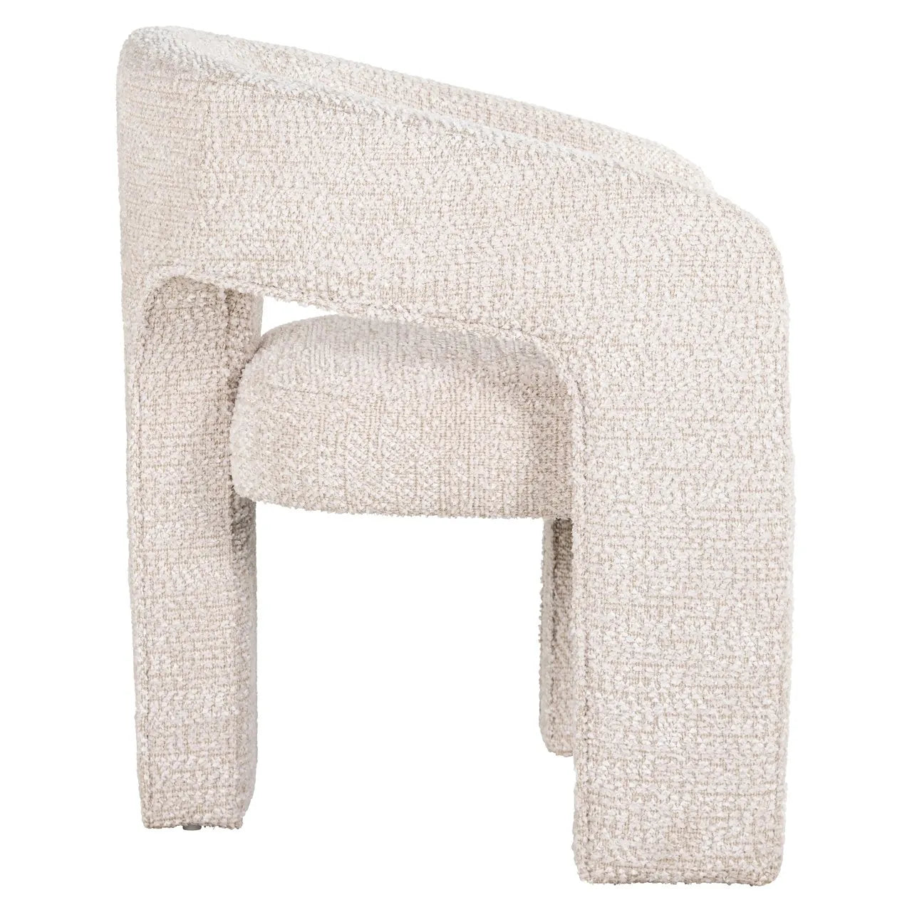 Richmond Interiors Belle Lovely Cream Boucle Tripod Chair