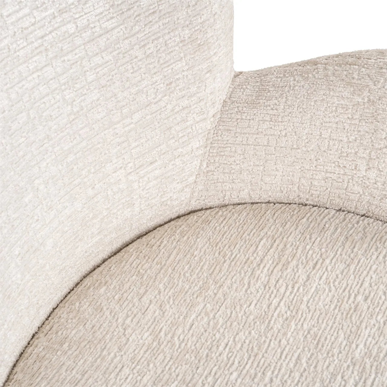 Richmond Interiors Amber Fusion Cream Chenille Dining Chair