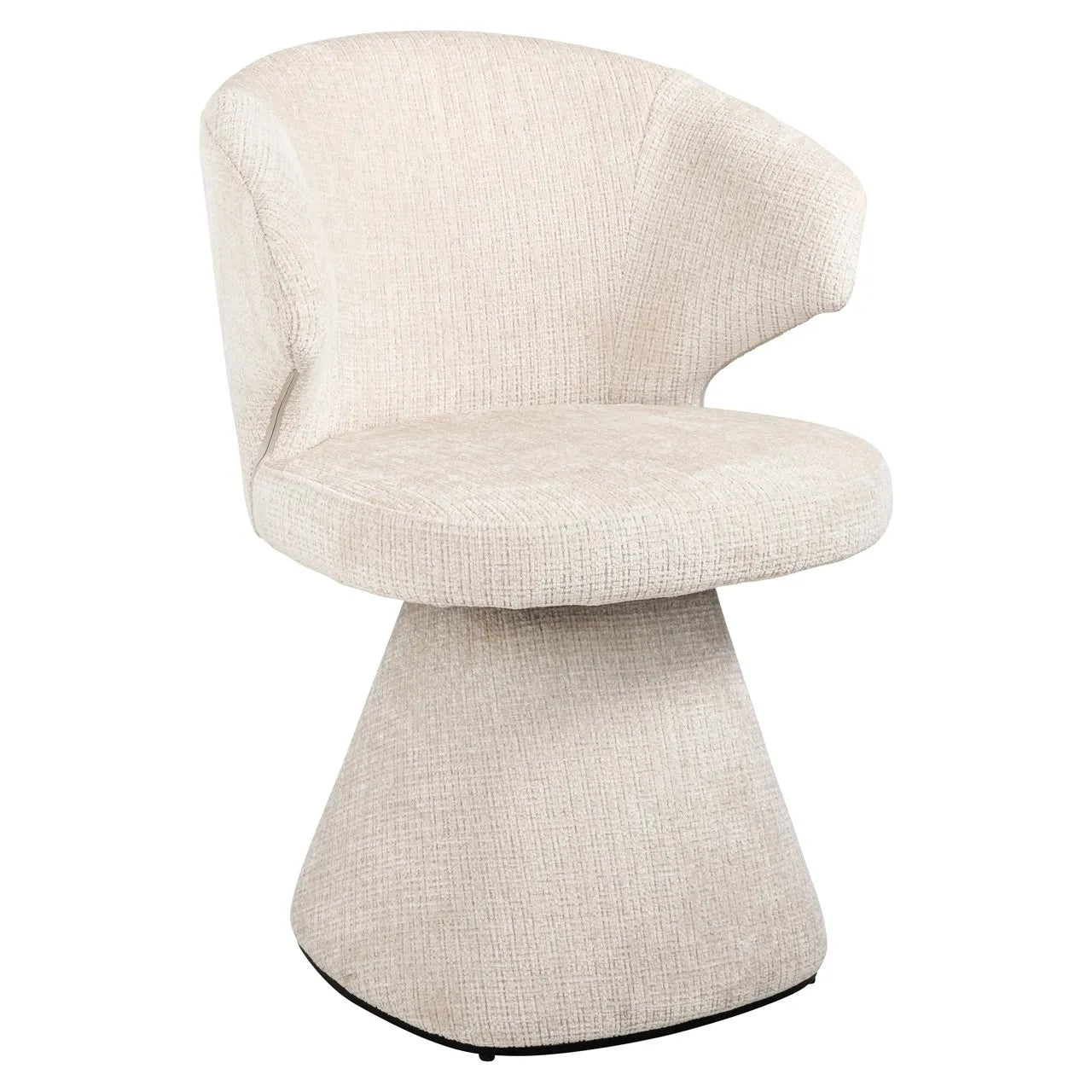 Richmond Interiors Gatsbi Niagara Beige Chenille Dining Chair