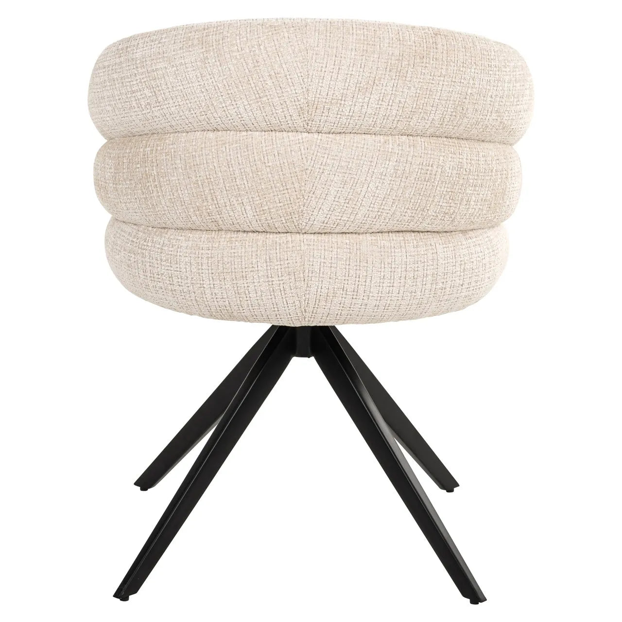 Richmond Interiors Serenity Beige Chenille Swivel Chair