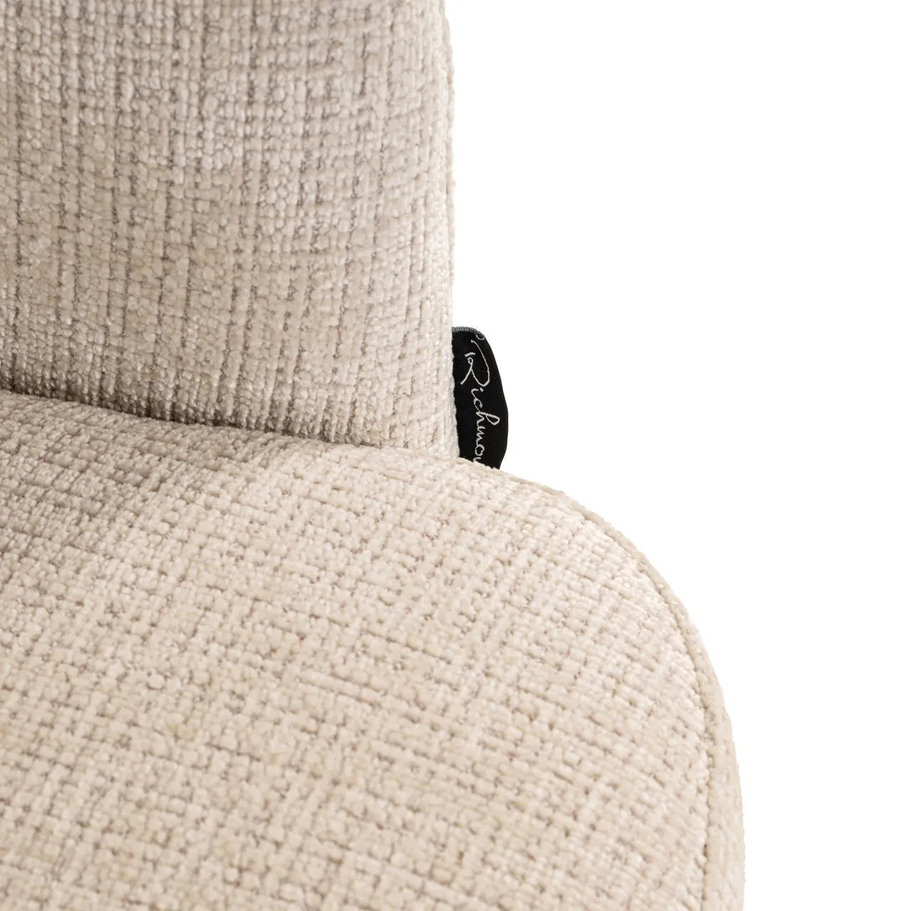 Richmond Interiors Serenity Beige Chenille Swivel Chair
