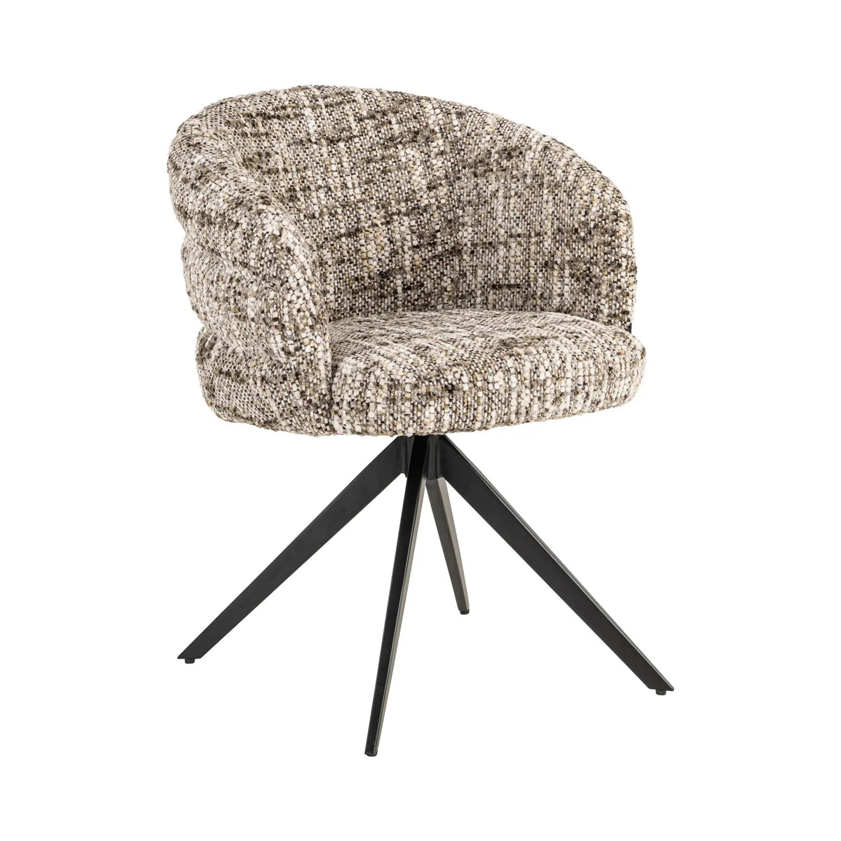 Richmond Interiors Serenity Brown Omara Swivel Chair