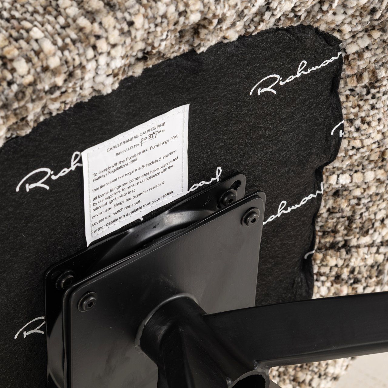 Richmond Interiors Serenity Brown Omara Swivel Chair