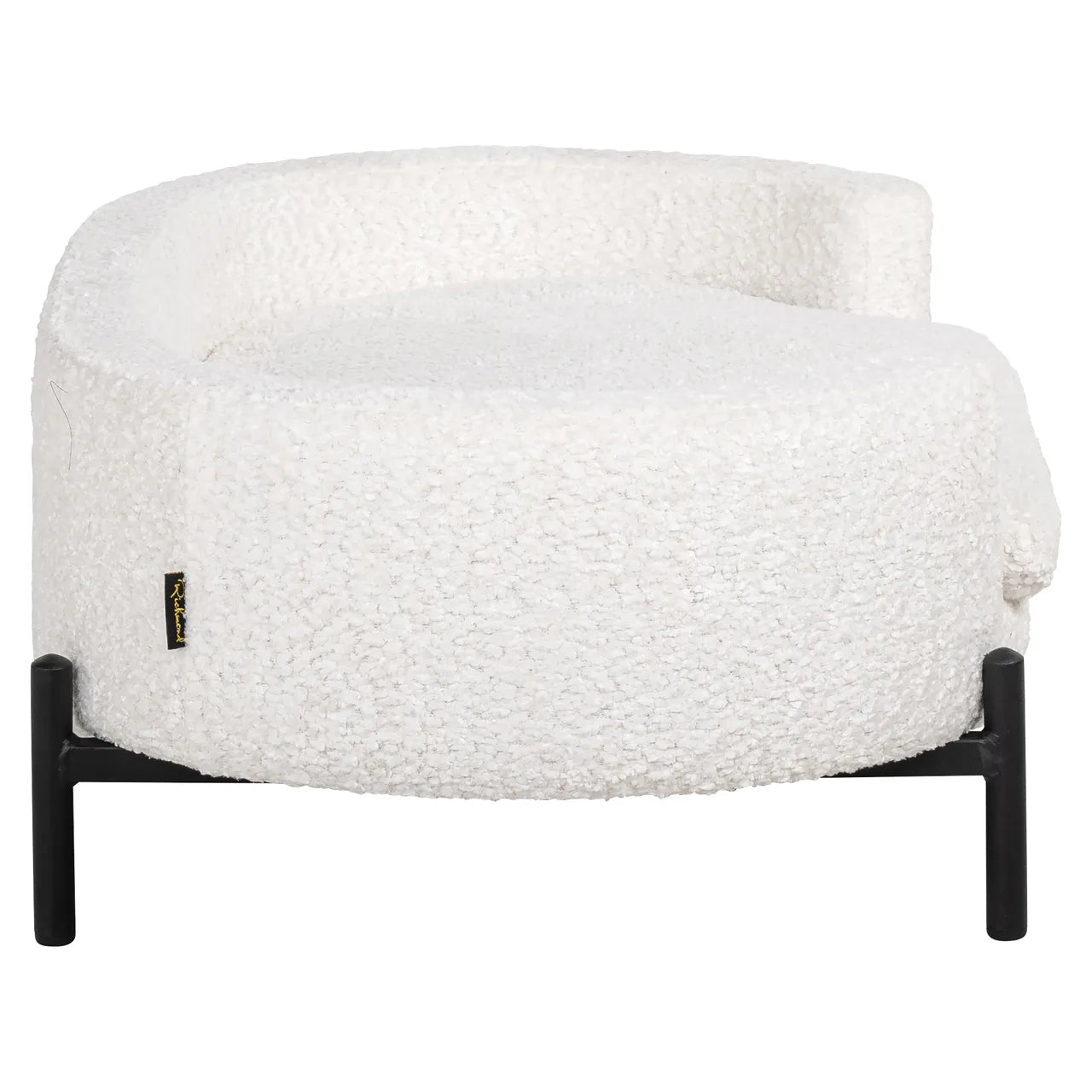 Richmond Interiors Dolly White Boucle Pet Bed