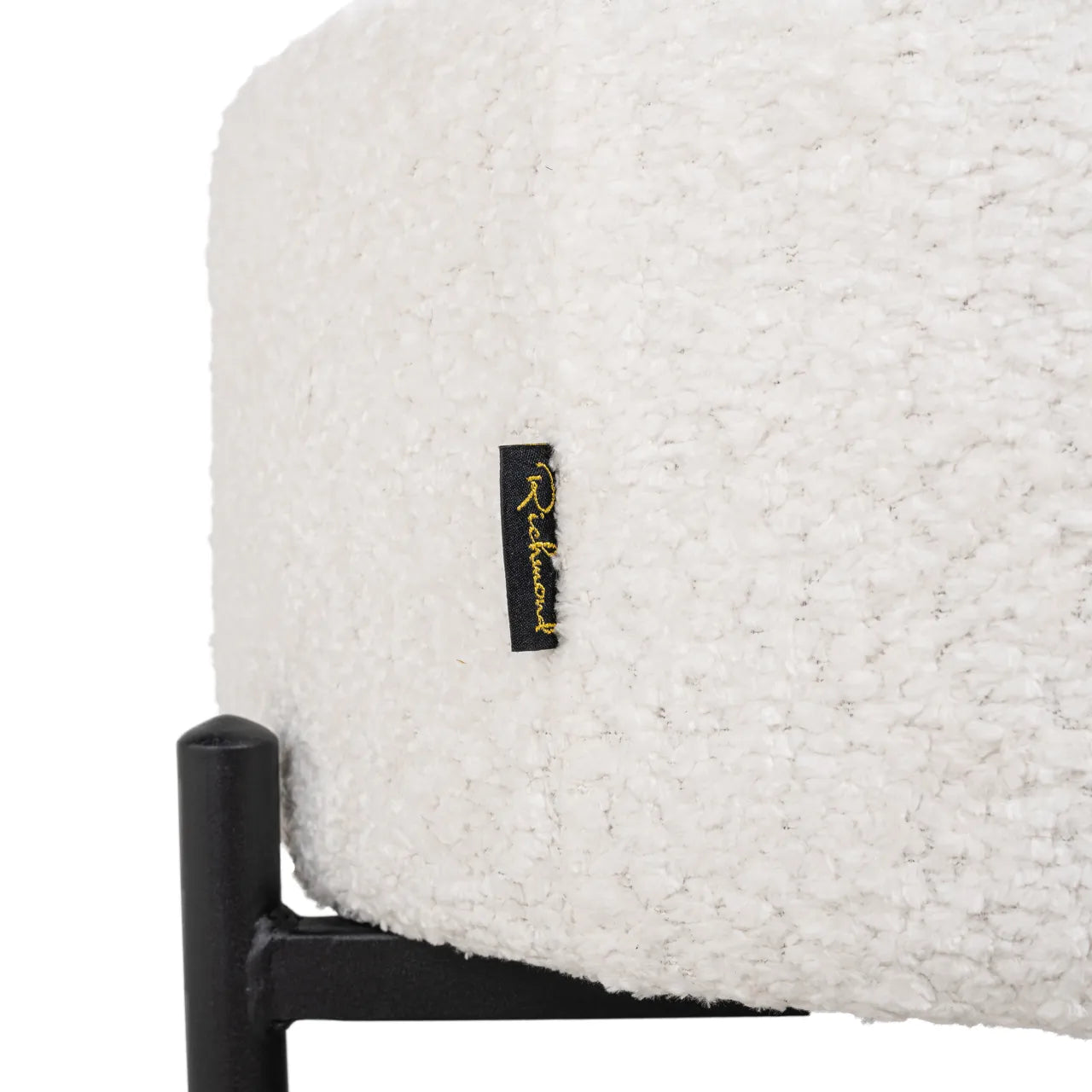 Richmond Interiors Dolly White Boucle Pet Bed