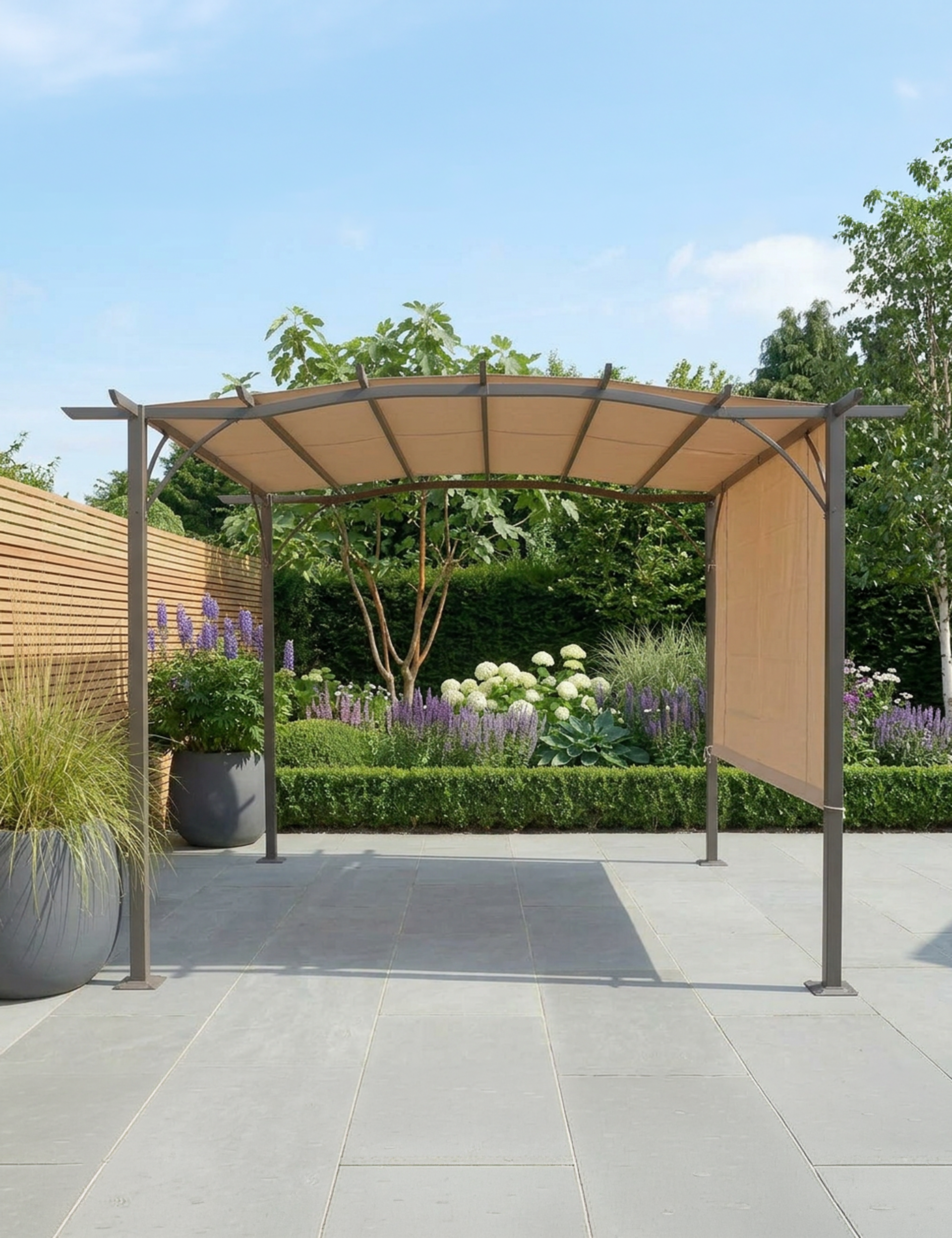 Prado Pergola Gazebo - Mocha