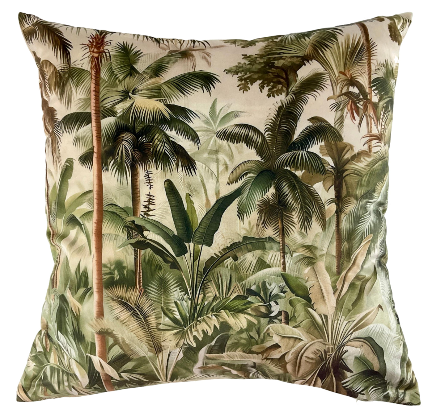 Malini Palm Tree Cush Prnt Square Cushion 45x45
