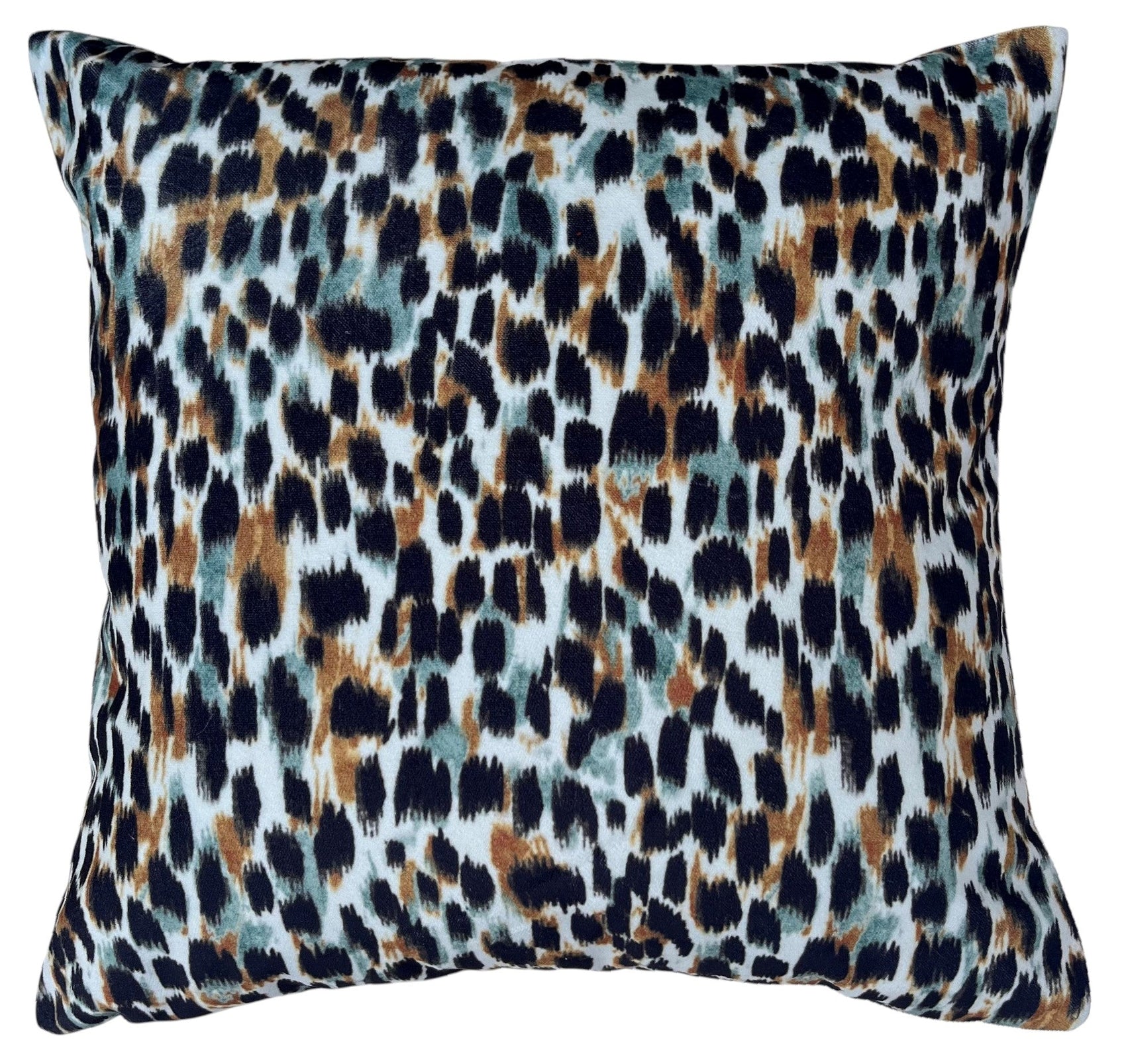 Malini Mstd Black & S Foam Brush Strokes Square Cushion 45x45