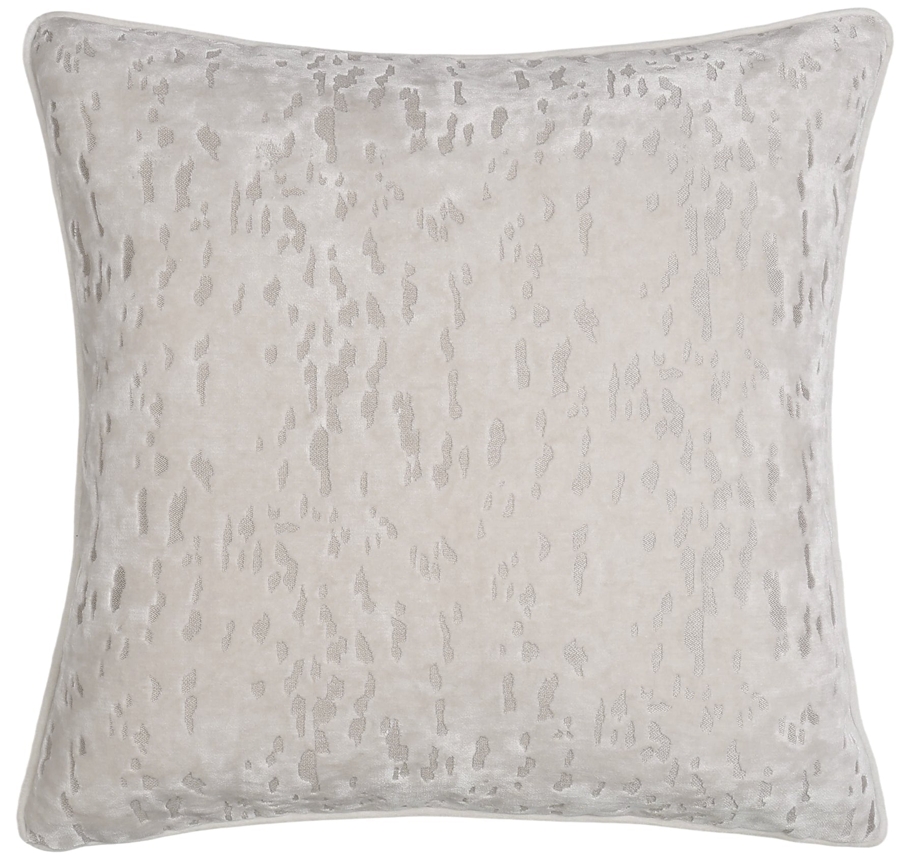 PM CUT VELVET SLASH IVORY 43 X 43