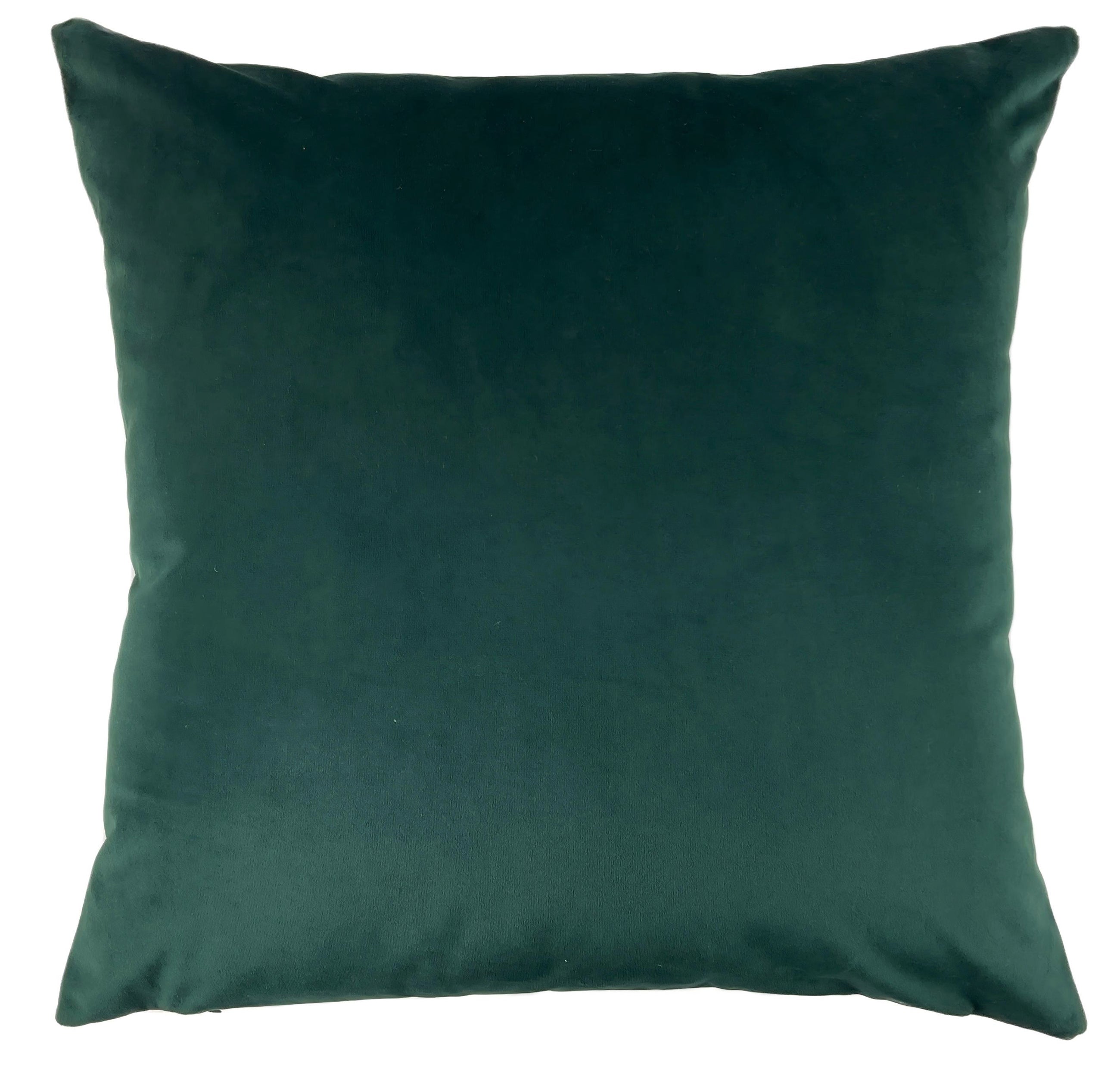 3D PRINTED AND RAISED VELVET OLIVE CUSHION 45 X 45